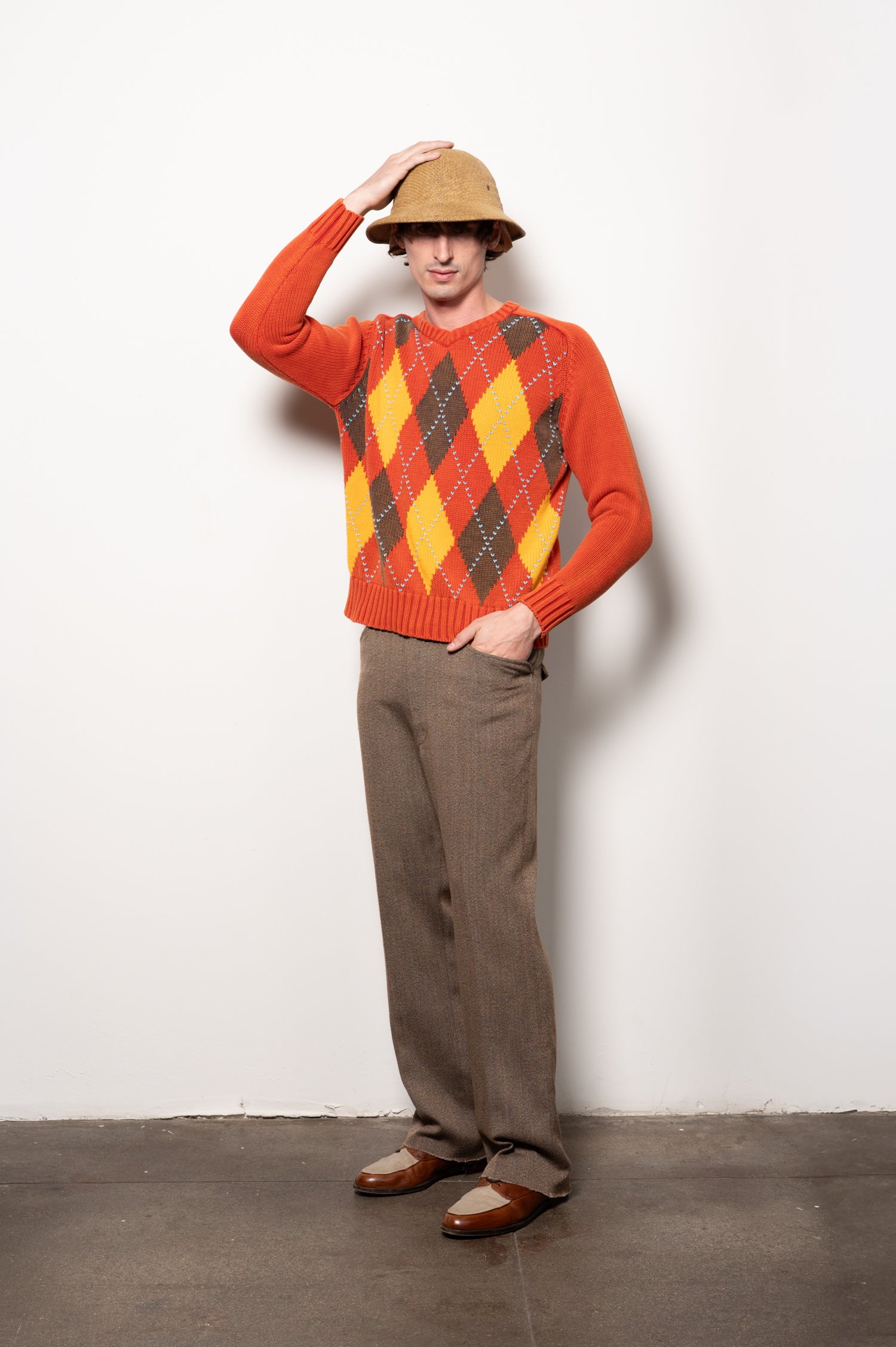 Perfect Argyle Knit