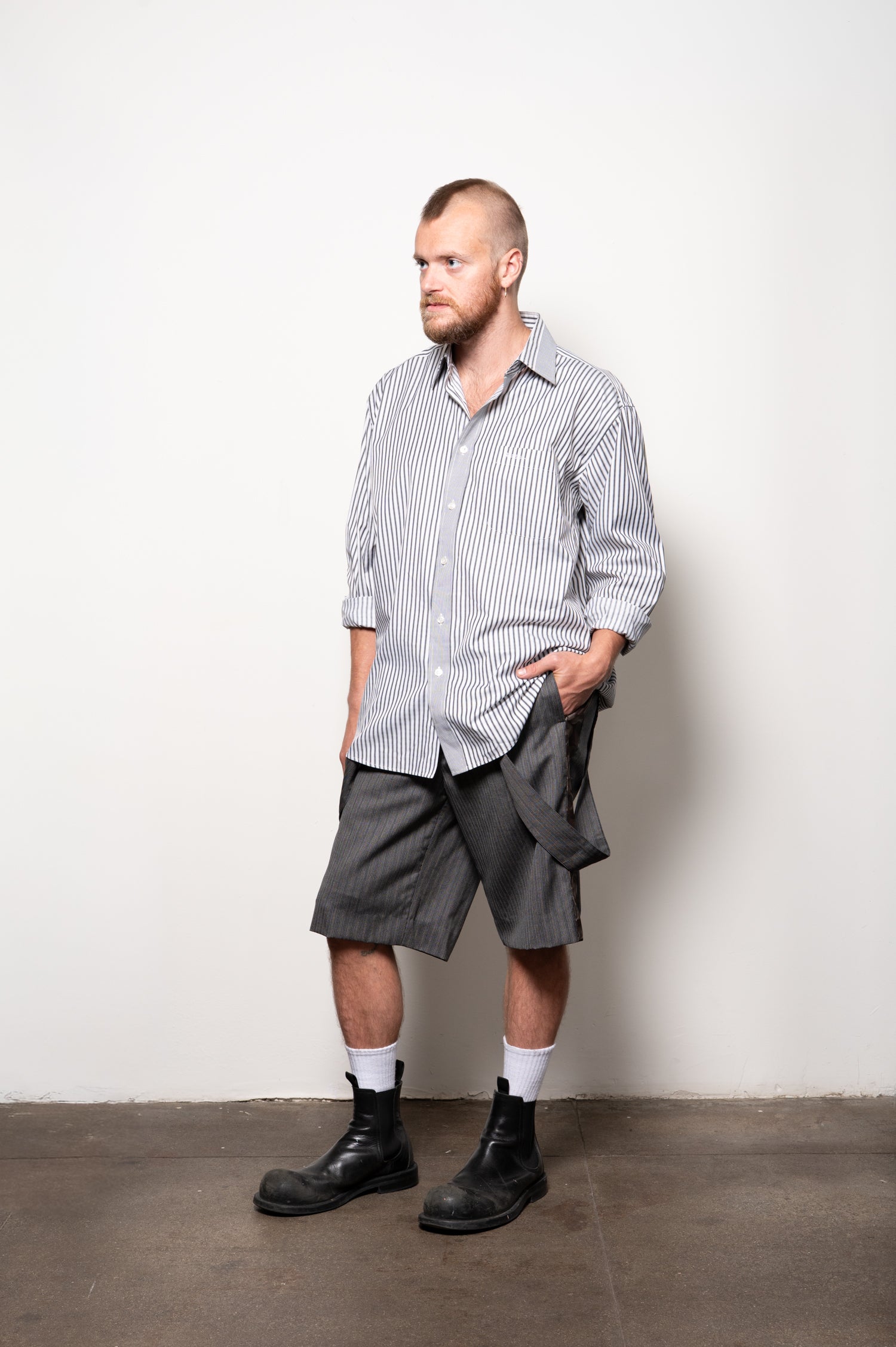 Comme Des Garçons Lederhosen