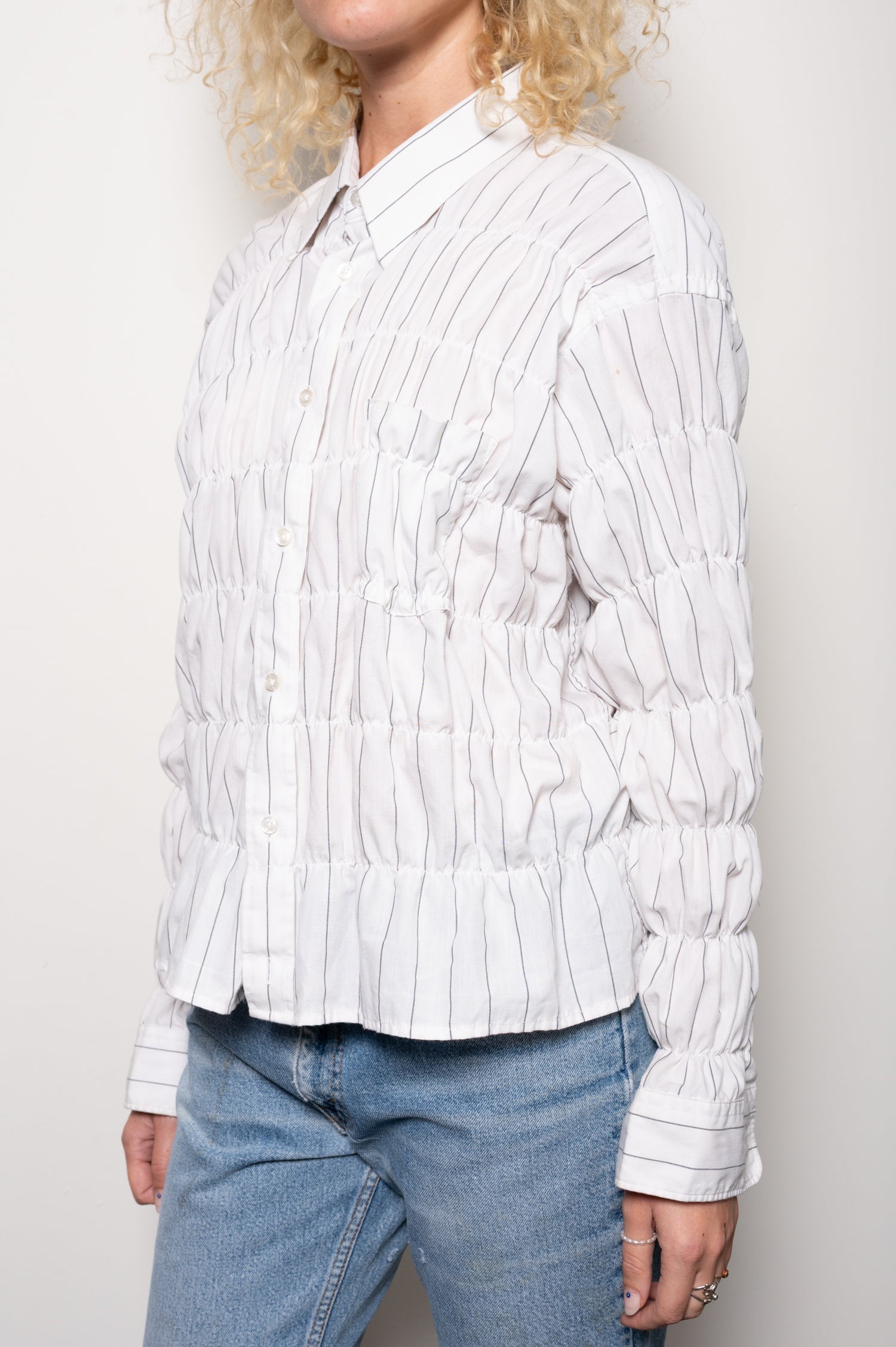 Purehealth Ruched Button Up