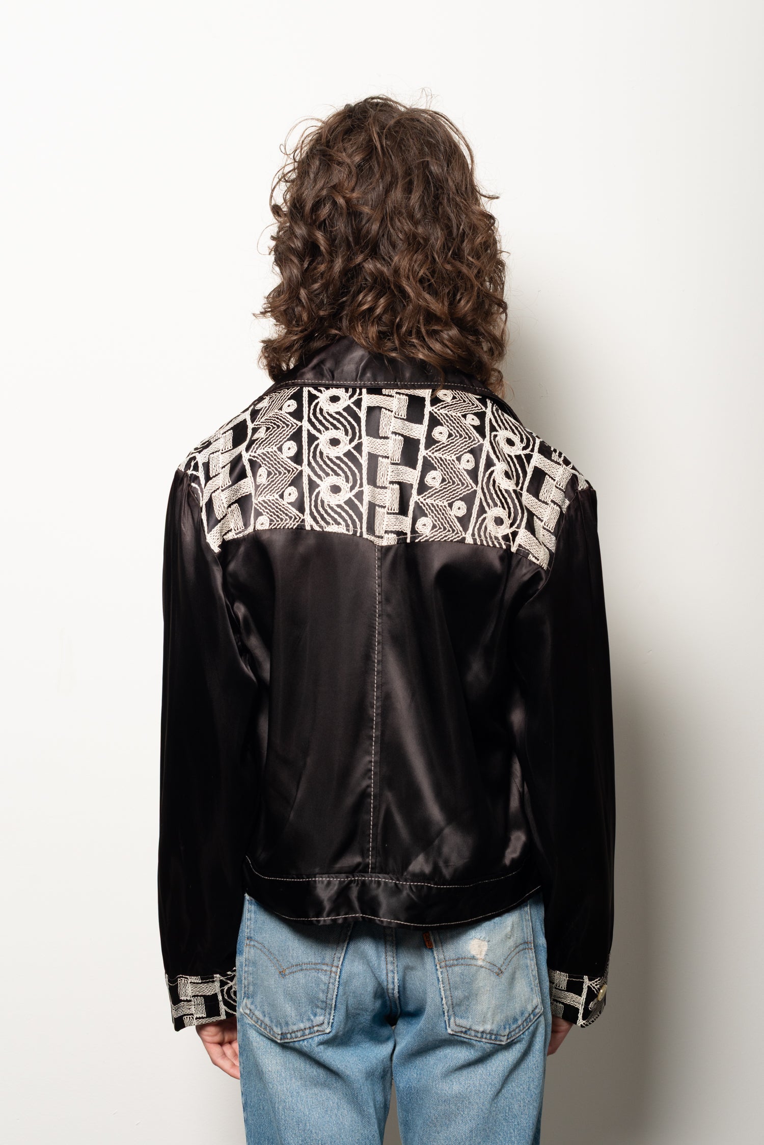 vintage trompe l'oeil jacket