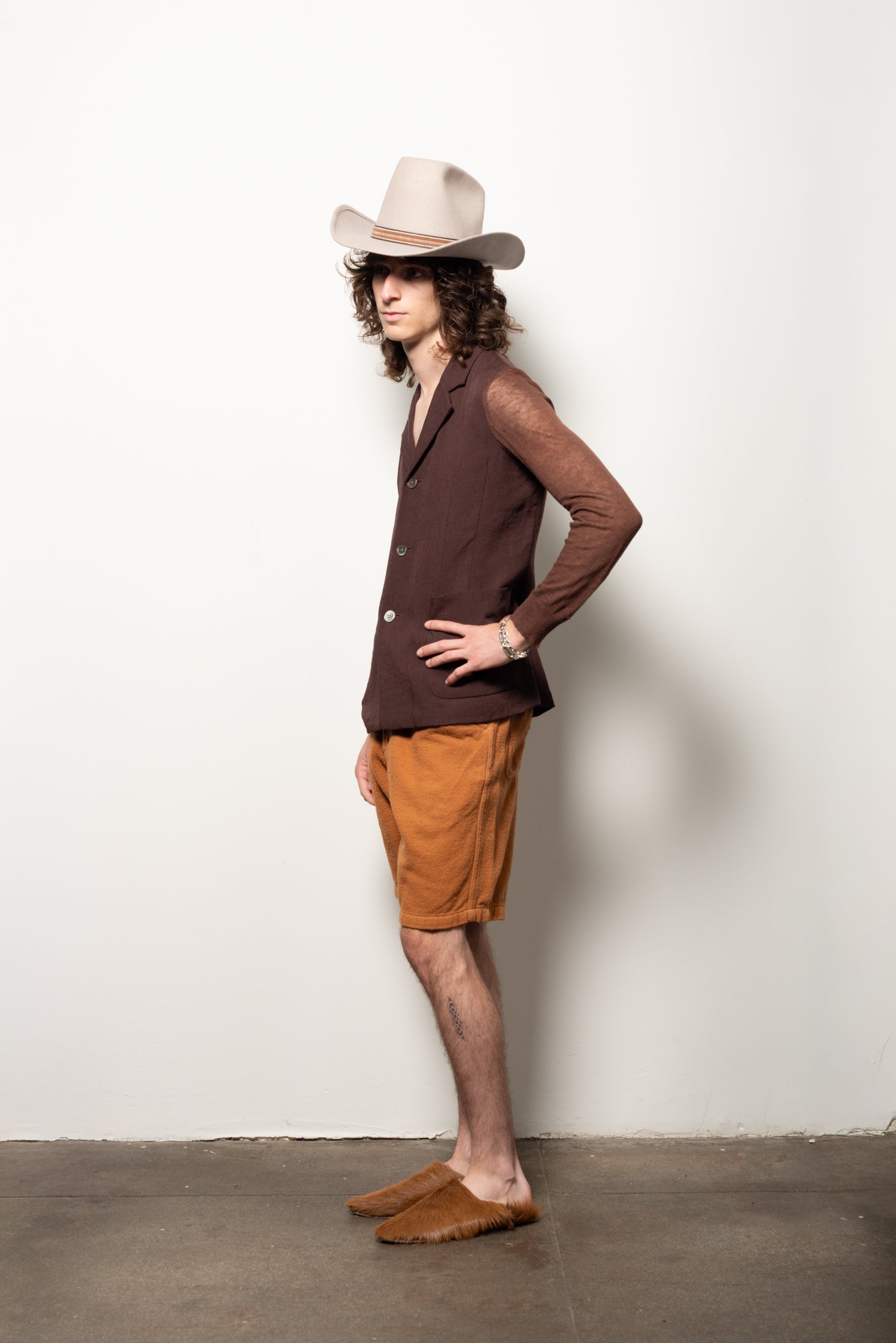 Comme des Garcons tricot 1997 Brown Blazer