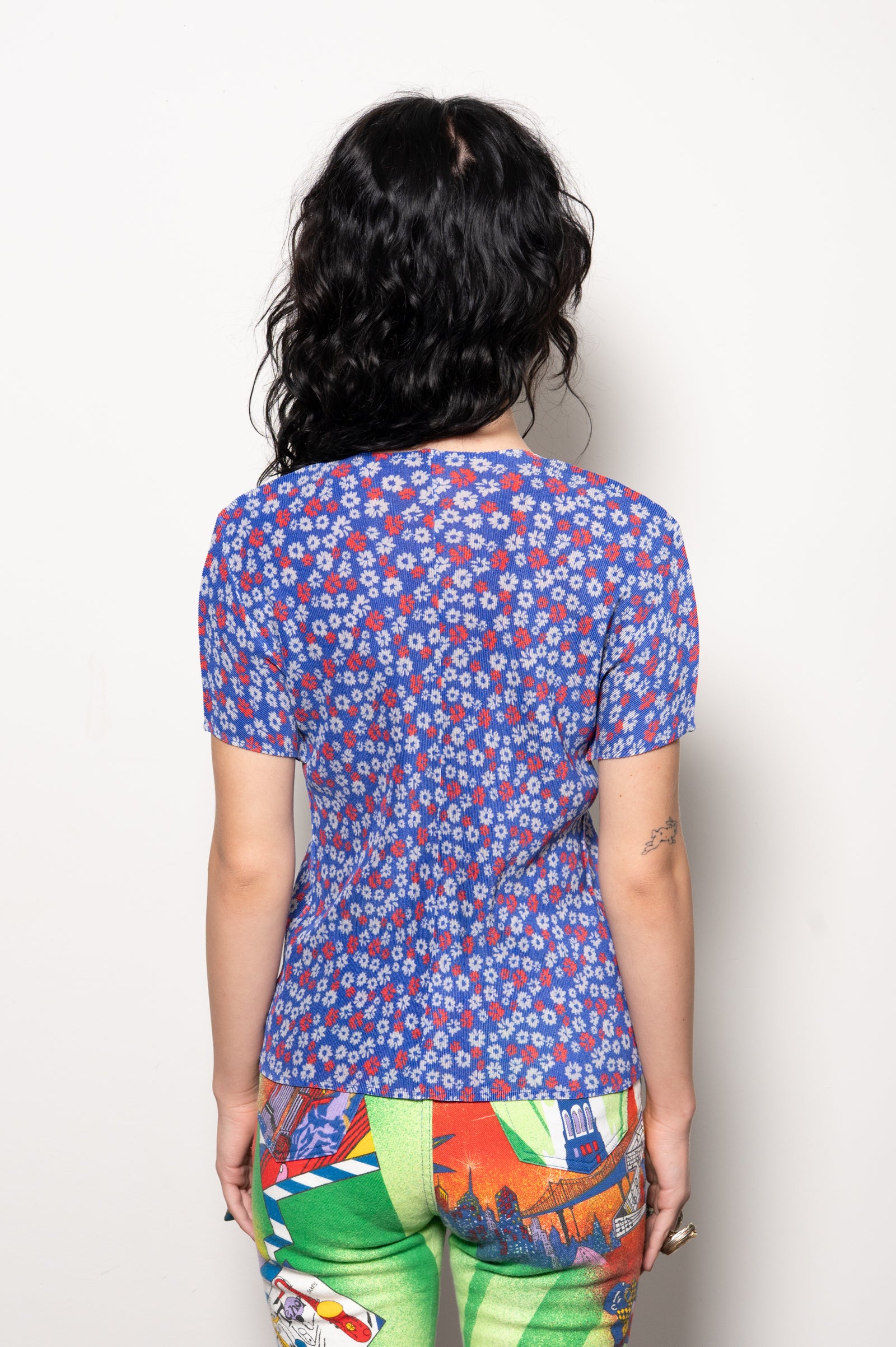 Bootleg Pleats Please Flowers