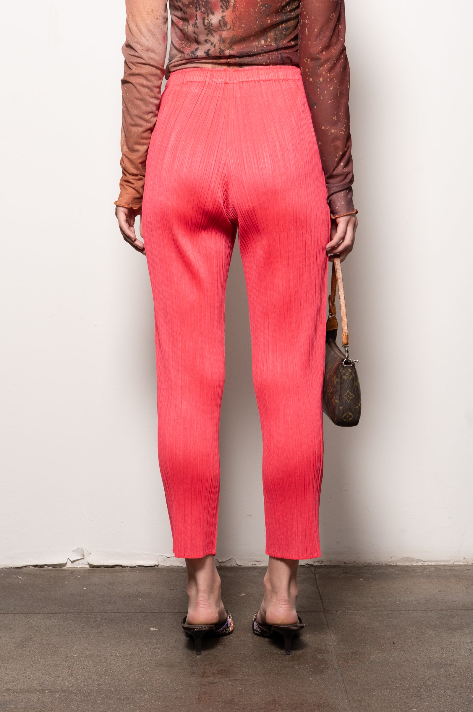 Pink Pleats Please