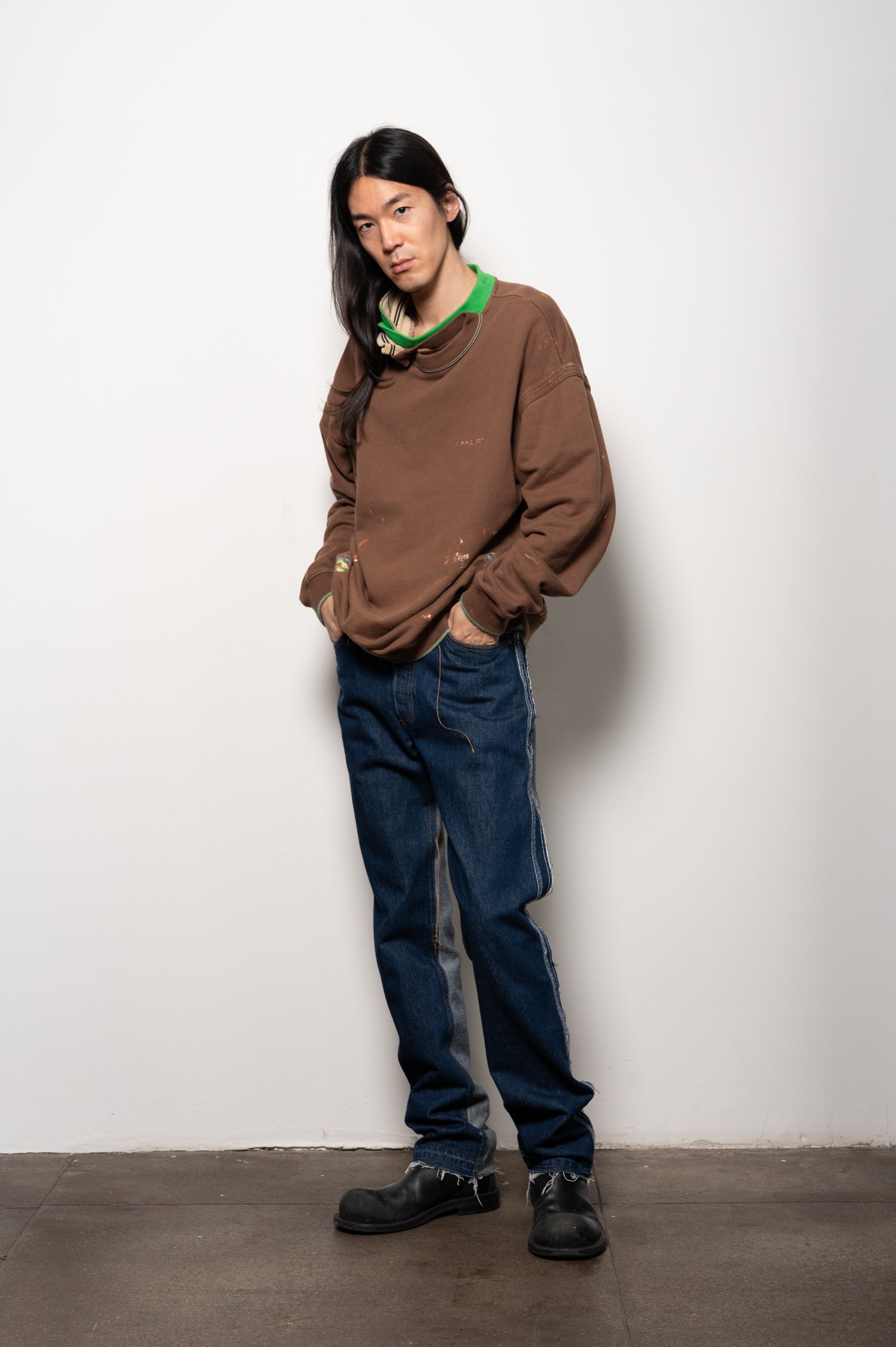 Y-Project Triple Collar Crewneck