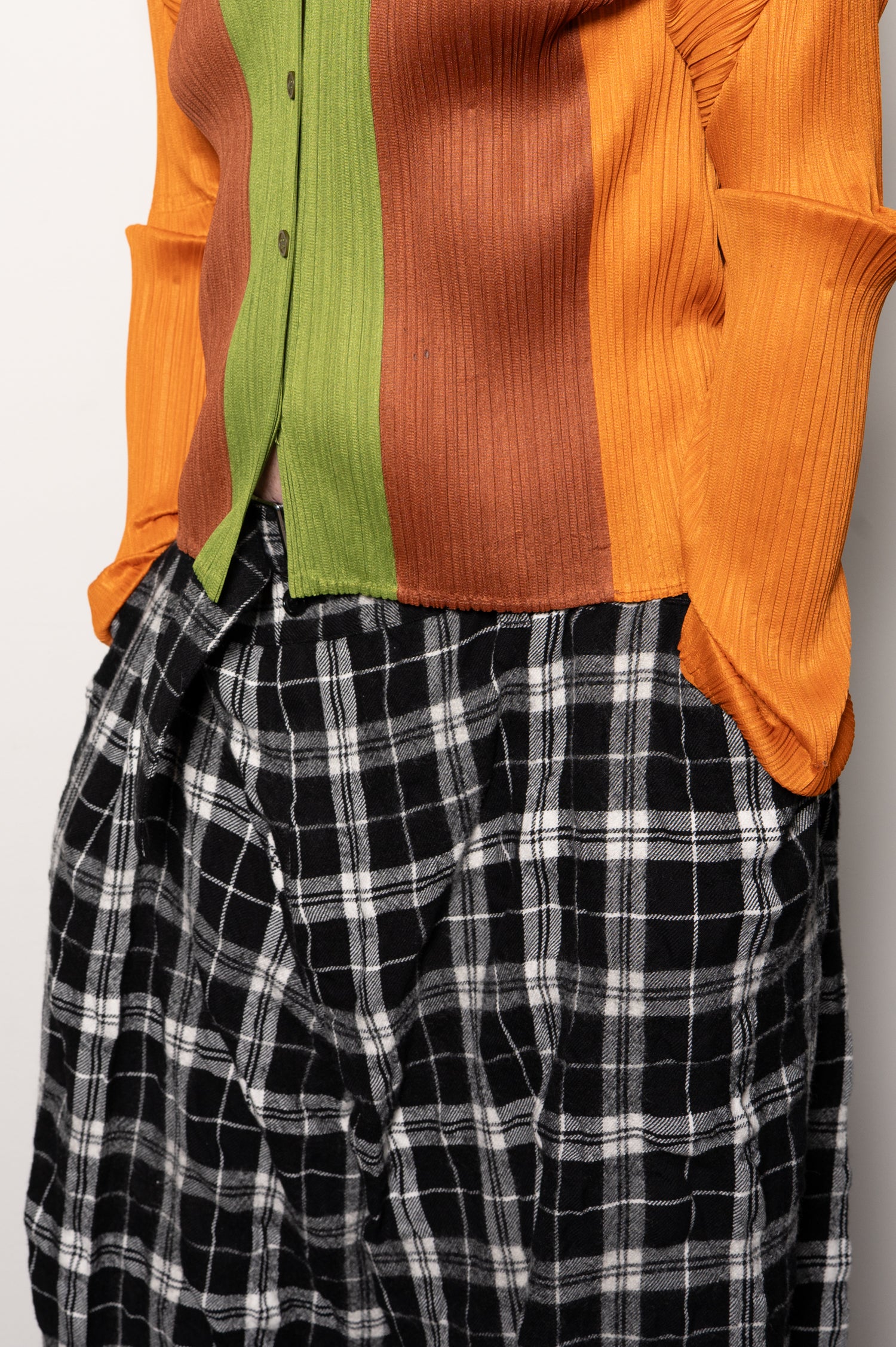 Comme Des Garçons Plaid Trouser