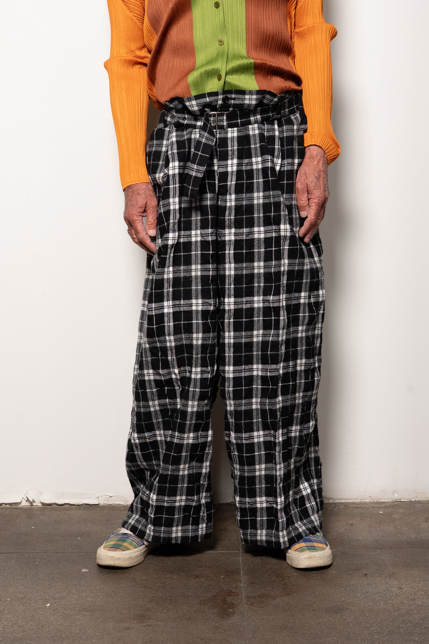 Comme Des Garçons Plaid Trouser