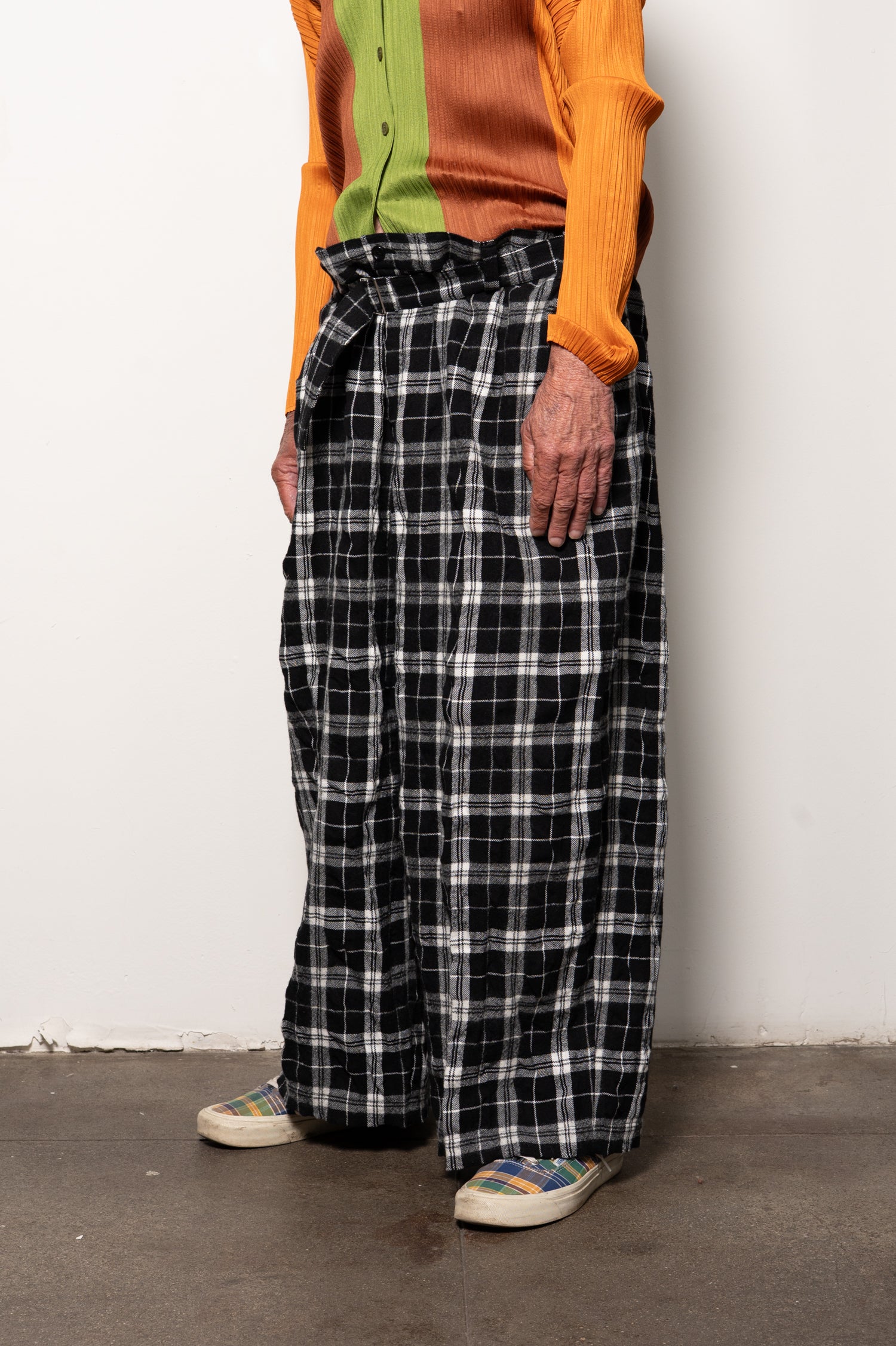 Comme Des Garçons Plaid Trouser