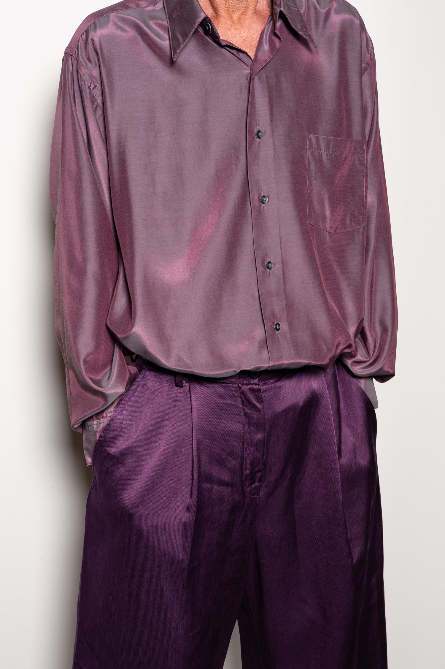 Dries Van Noten Plum Pants