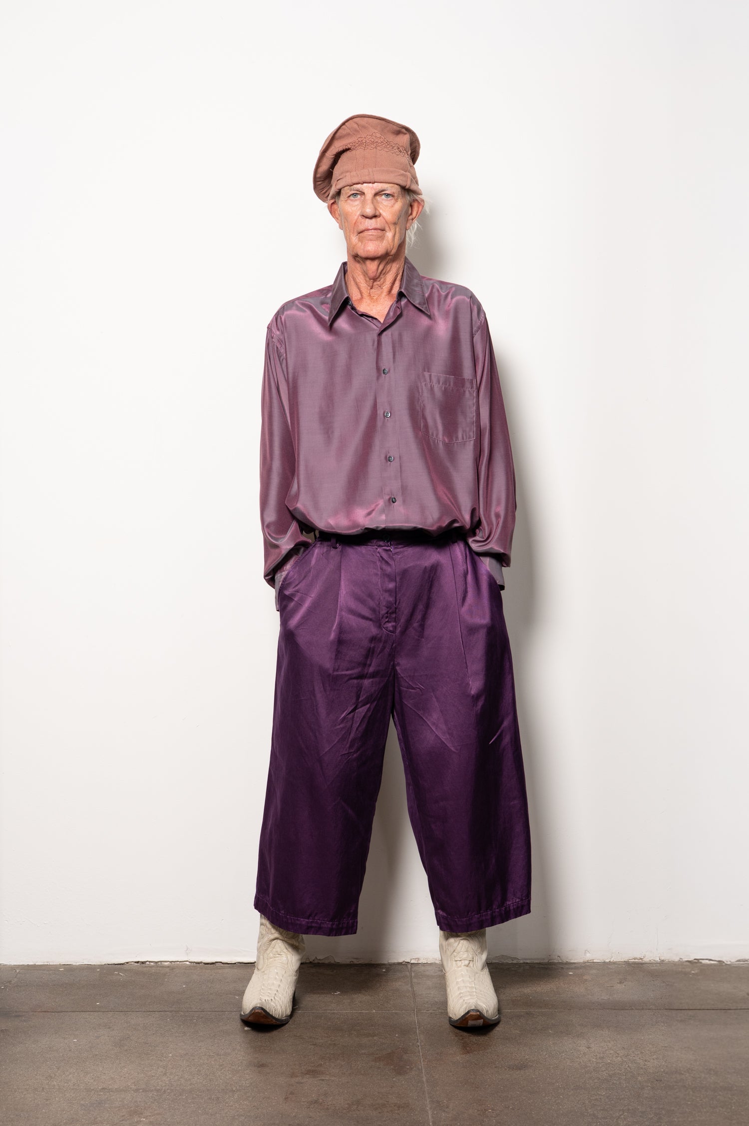 Dries Van Noten Plum Pants