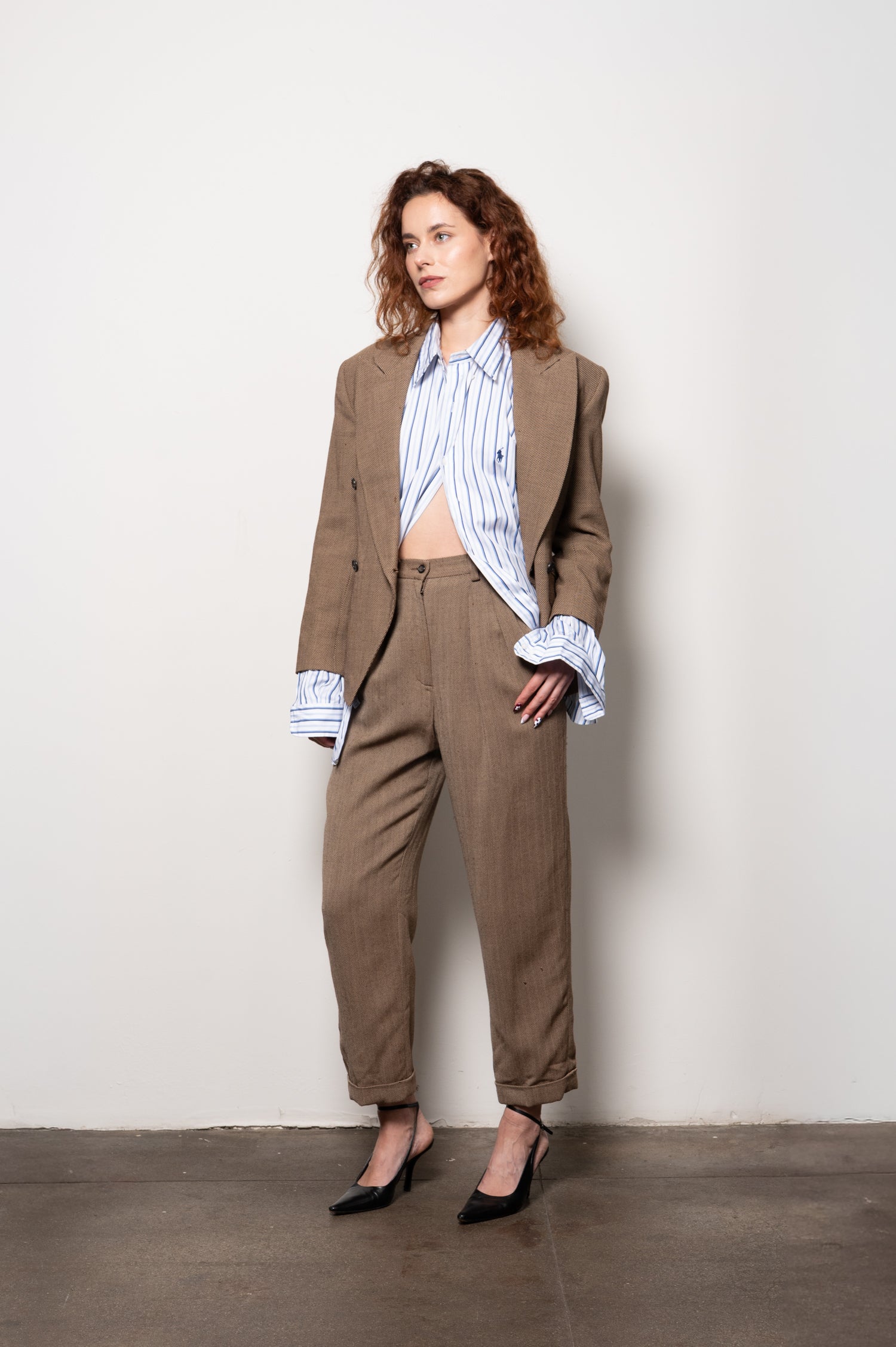 Thrashed DKNY Suit