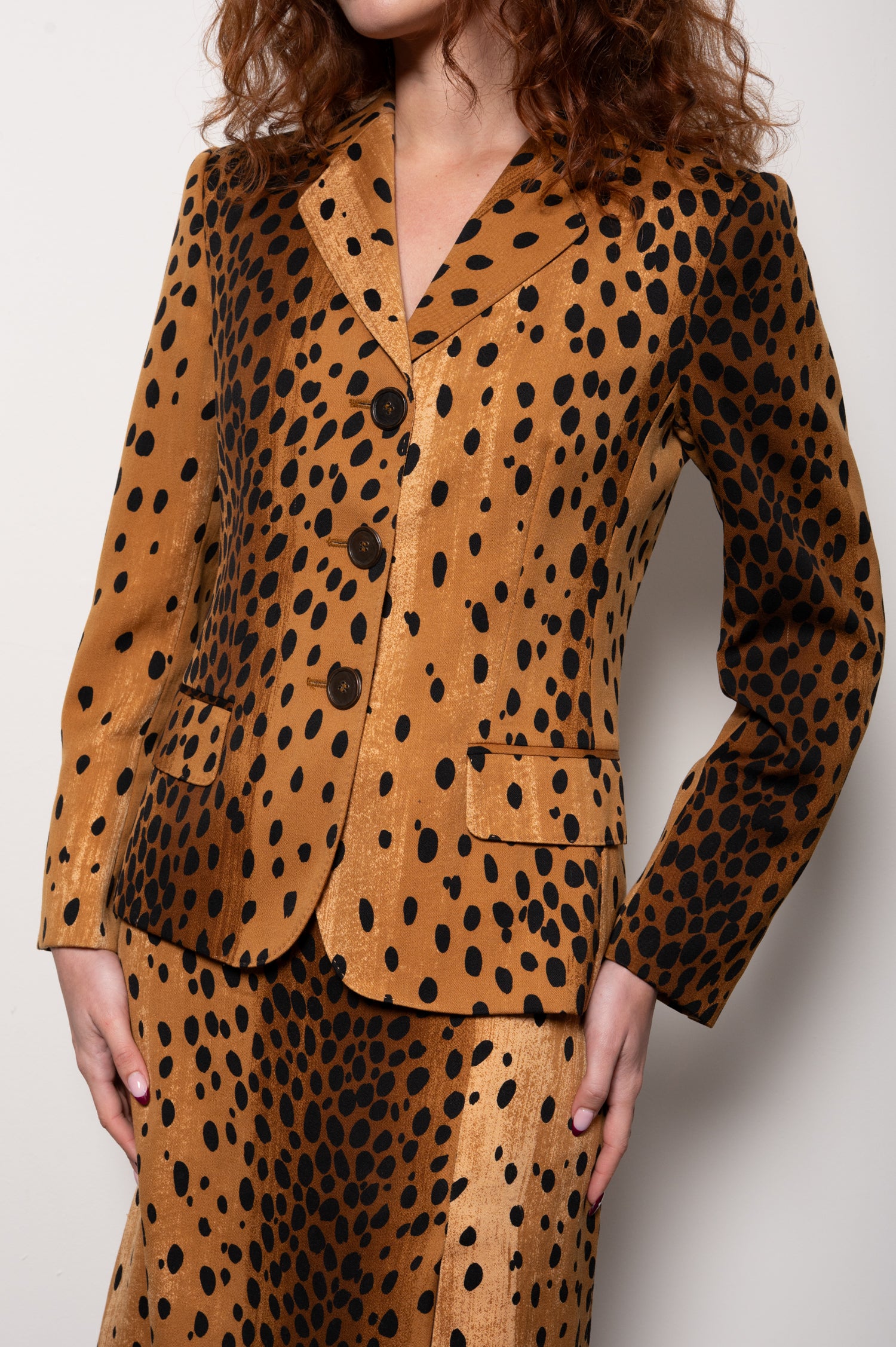 Moschino Couture Leopard Suit