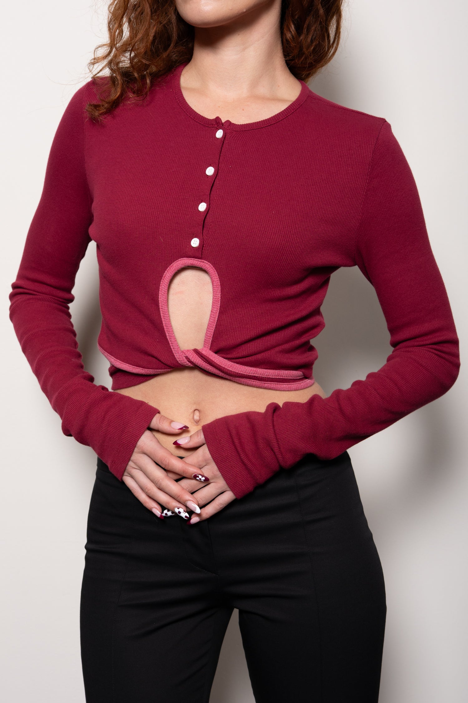 Ottolinger Ribbed Wrap Top