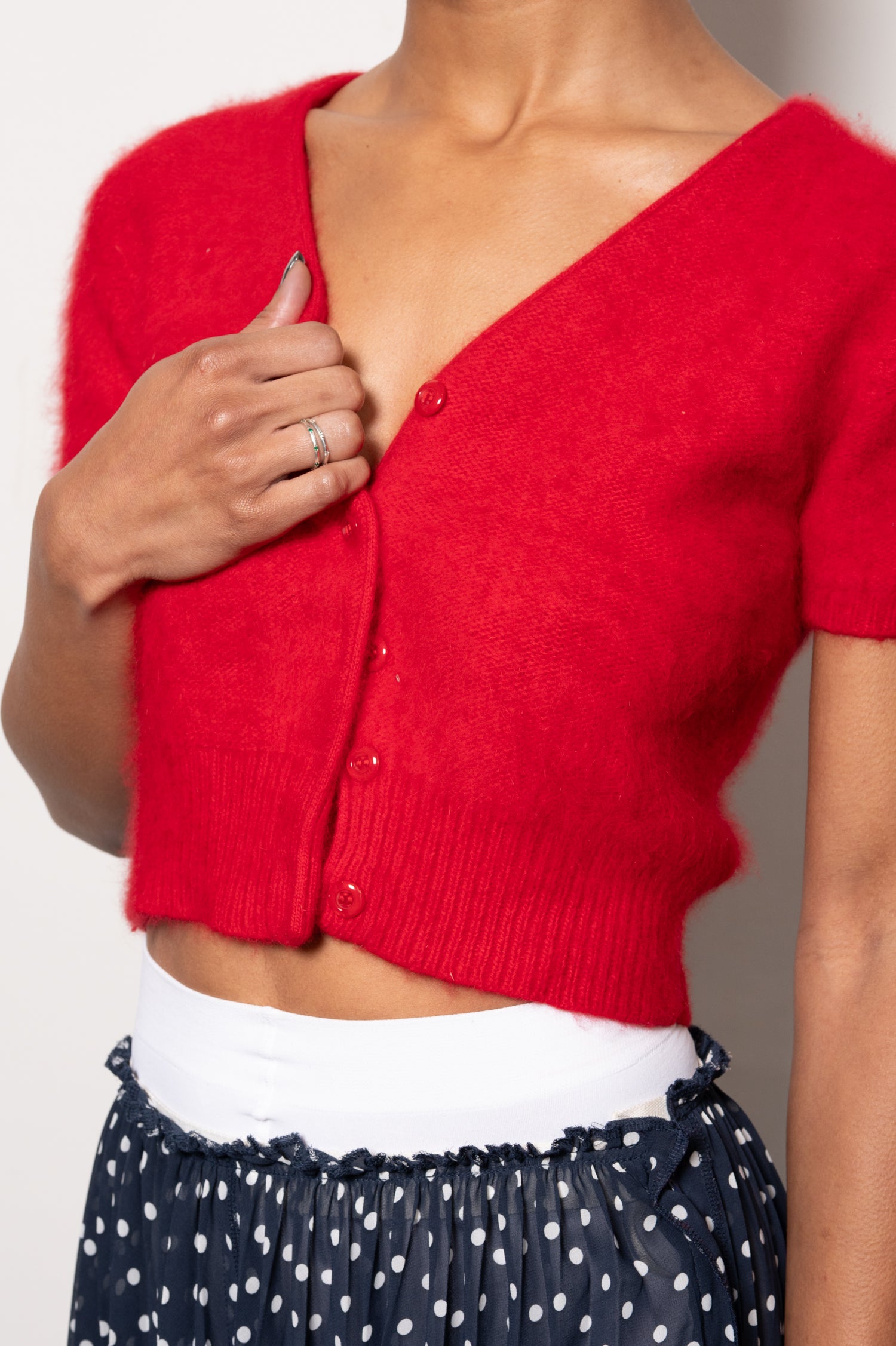 Vintage Angora Cardigan