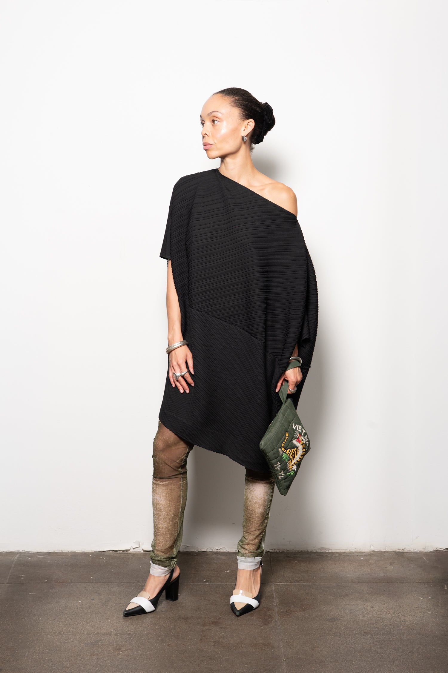 Pleated Tunic Dress