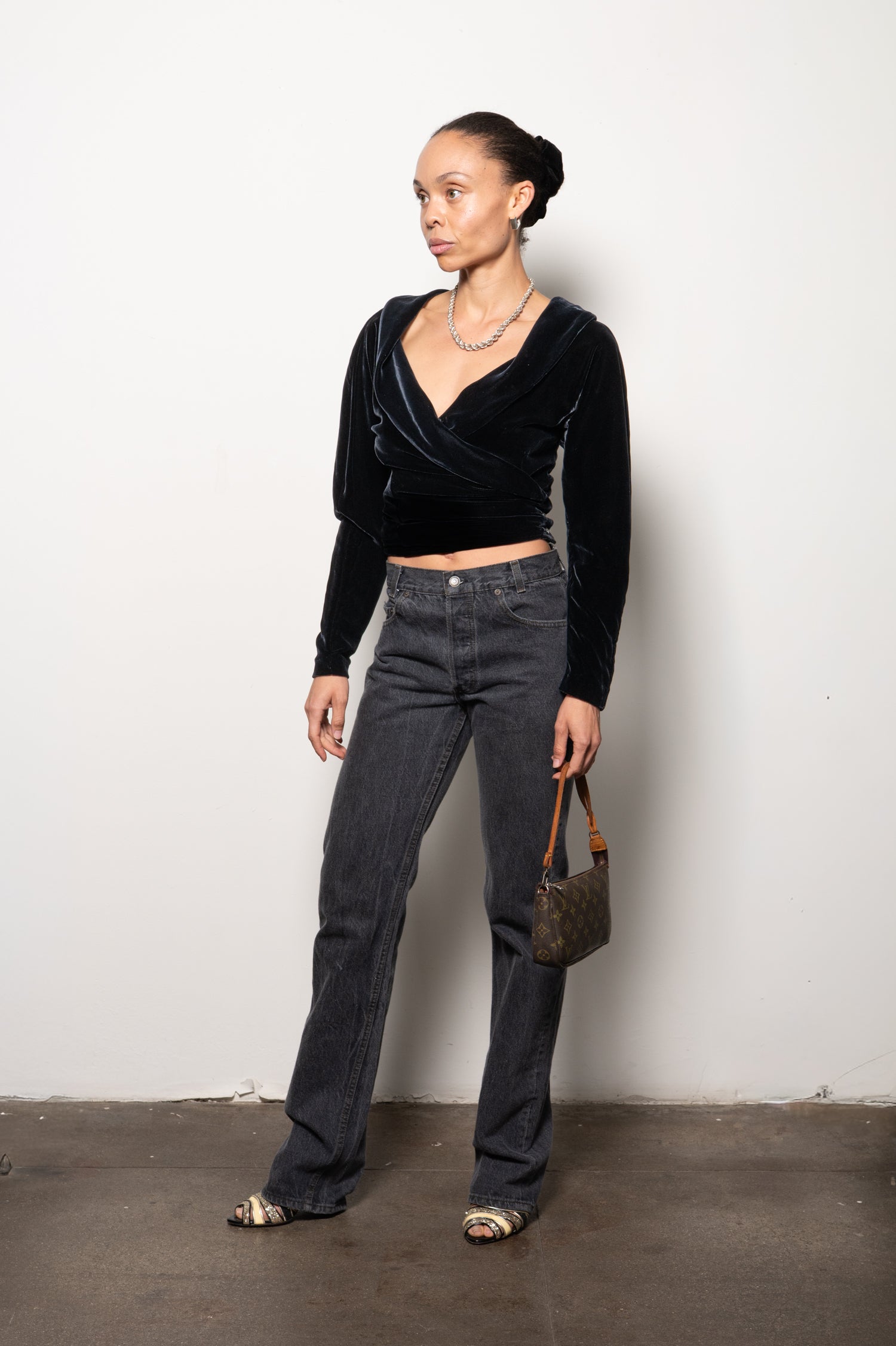 Katharine Hamnett London Velvet Top