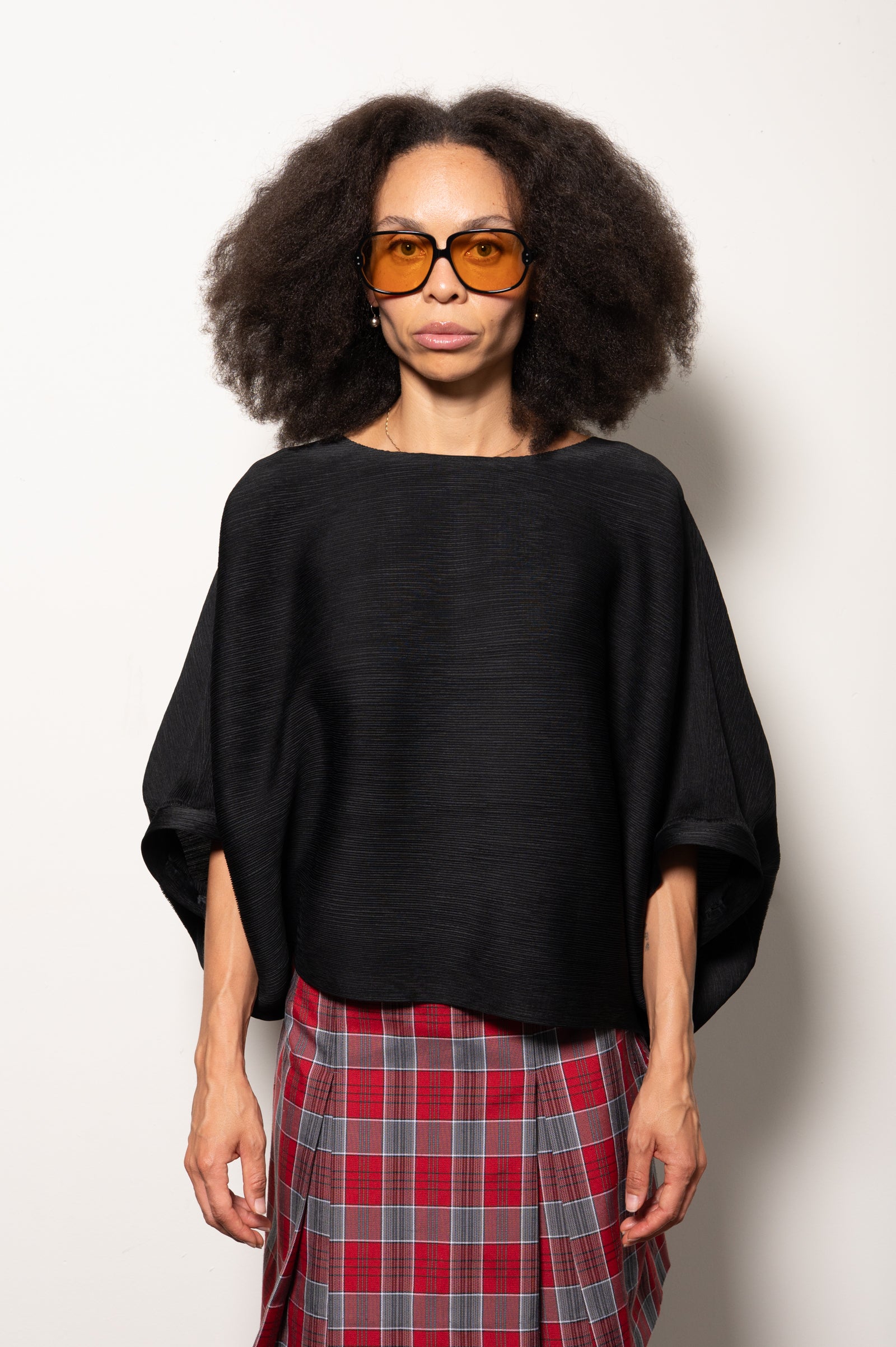 Pleated Accordion Top