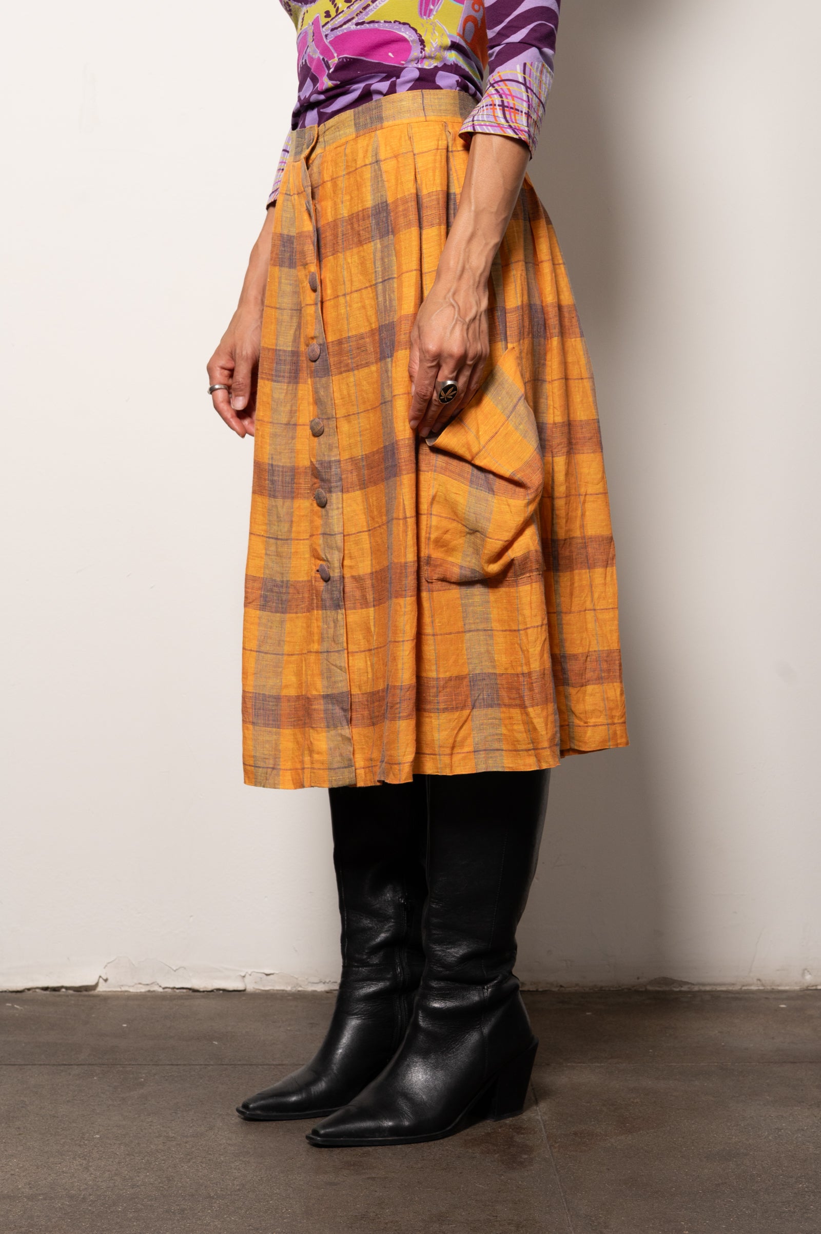 Vintage Plaid Linen Vivienne Vibes