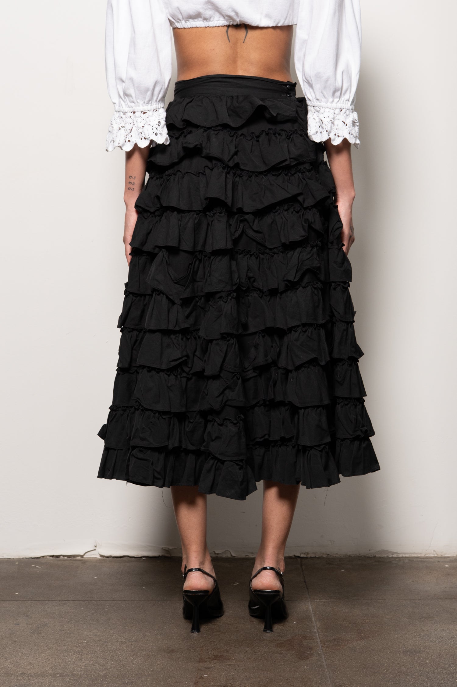 Vintage Japanese Goth Skirt