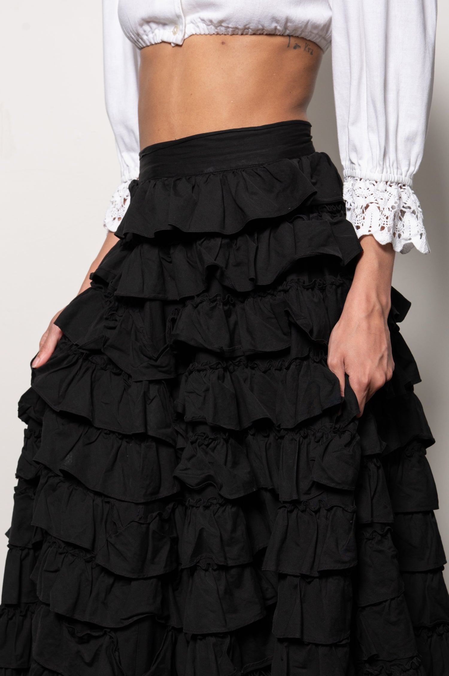 Vintage Japanese Goth Skirt