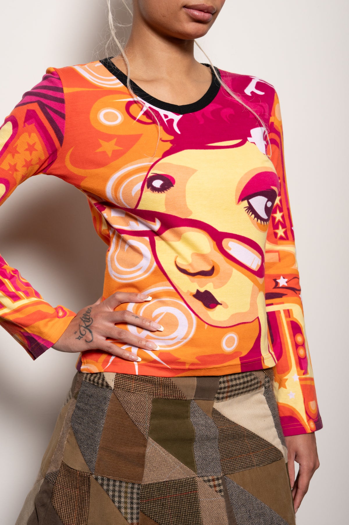 Deadstock Spanish Rave Girl Tee