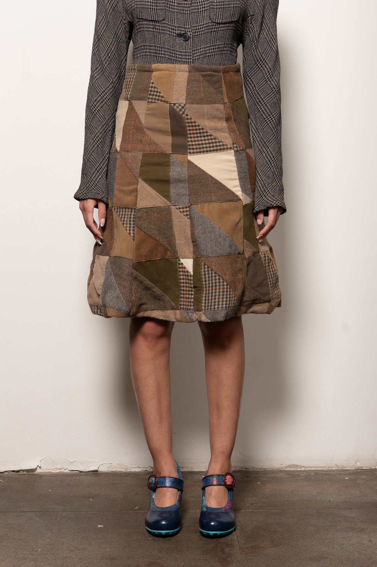 Ralph Lauren Plaid Patchwork Skirt