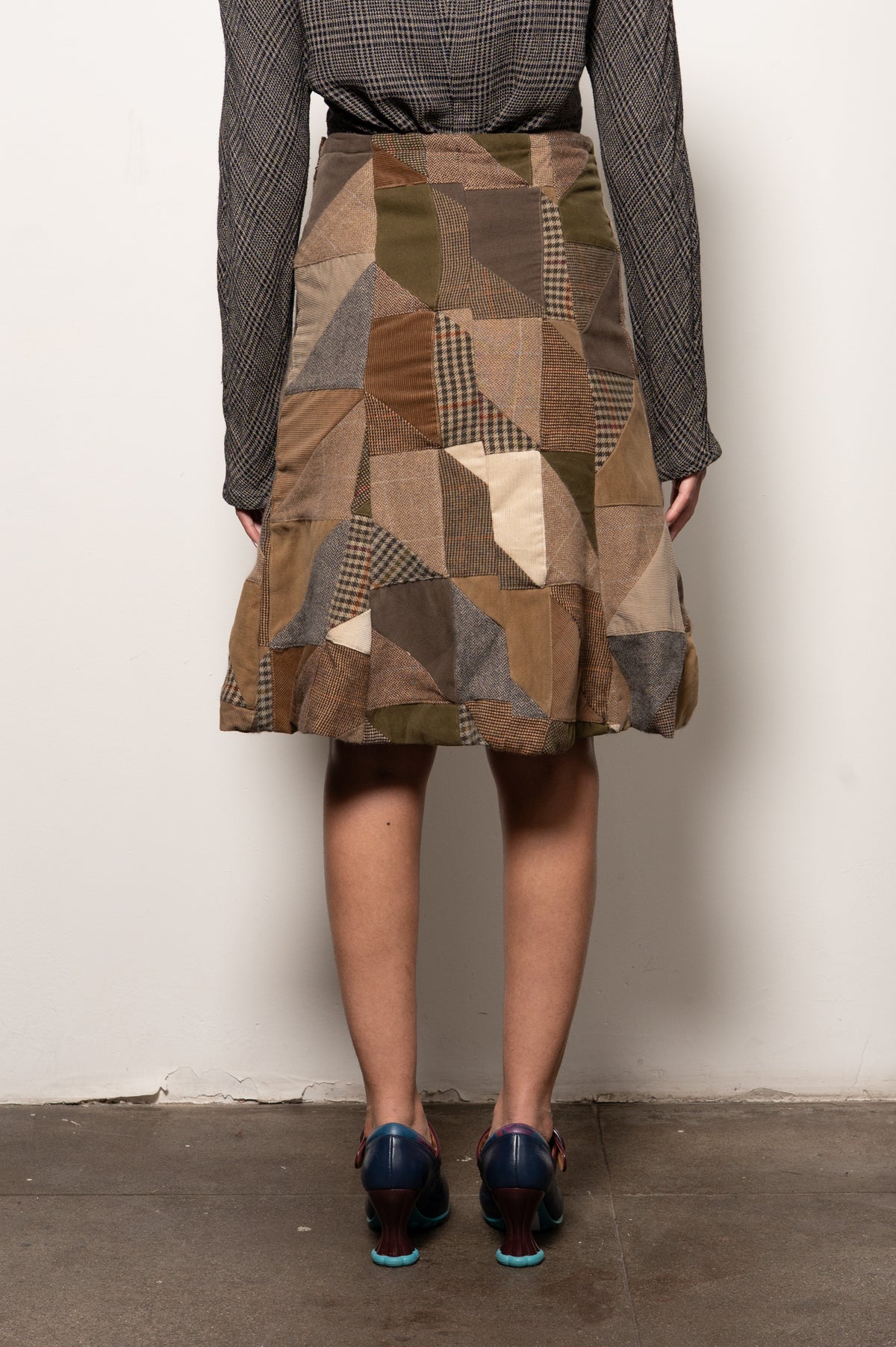 Ralph Lauren Plaid Patchwork Skirt