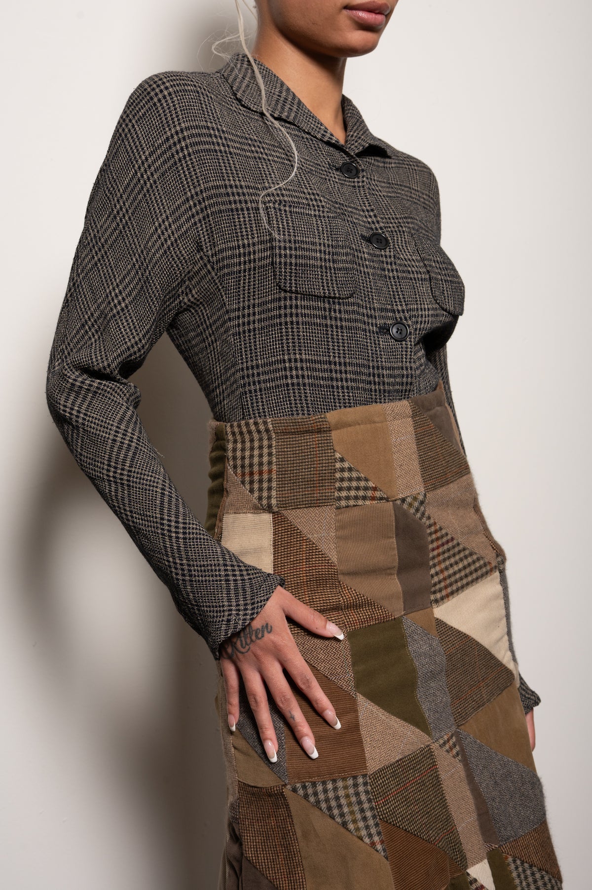 Ralph Lauren Plaid Patchwork Skirt