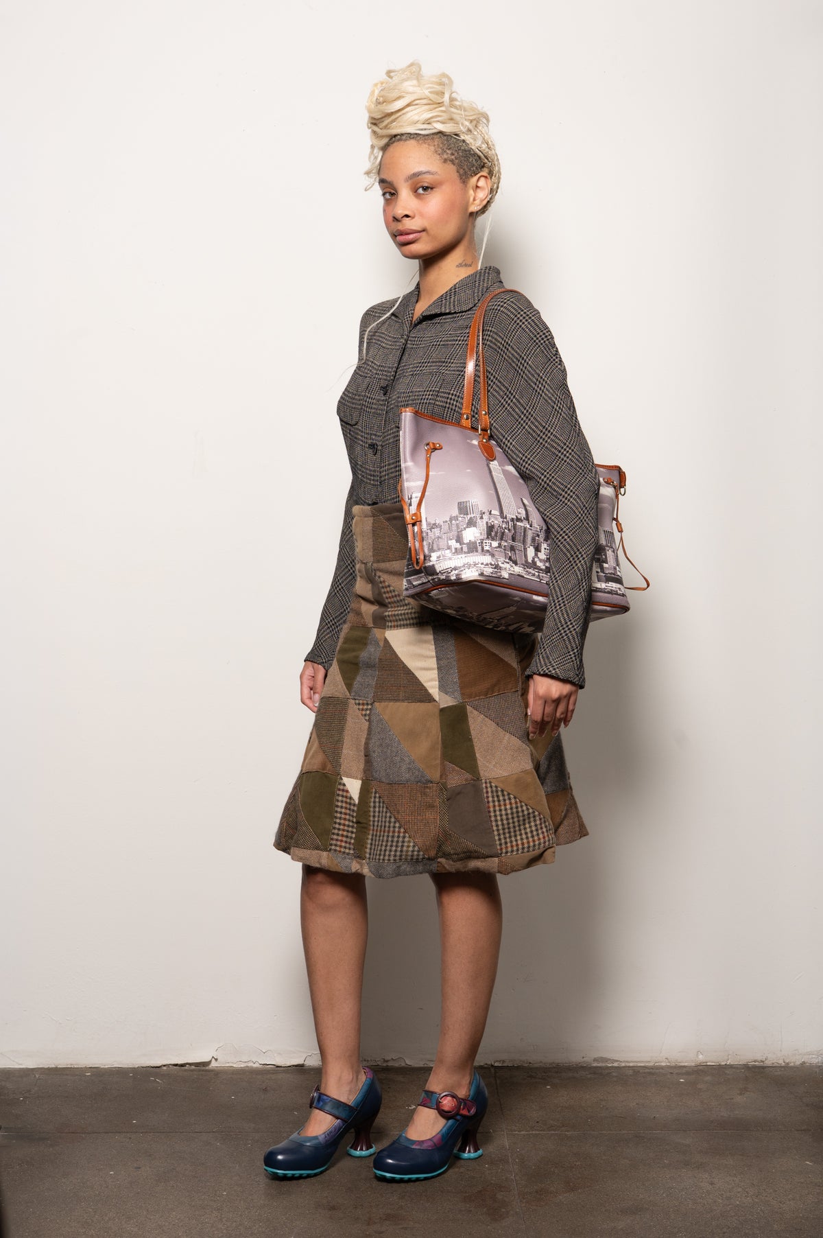 Ralph Lauren Plaid Patchwork Skirt