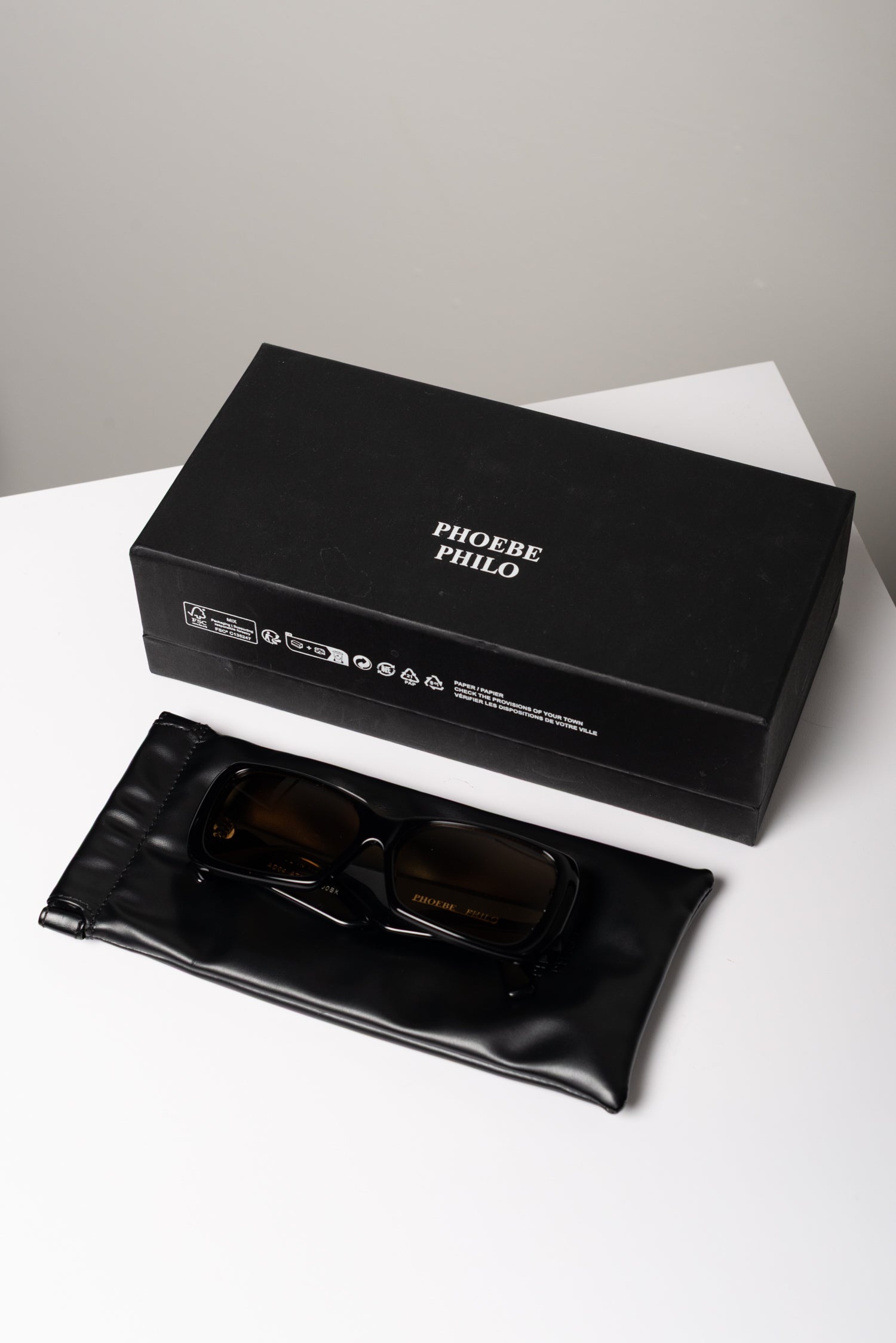 Phoebe Philo - Square Sunglasses | Staklena Kuća