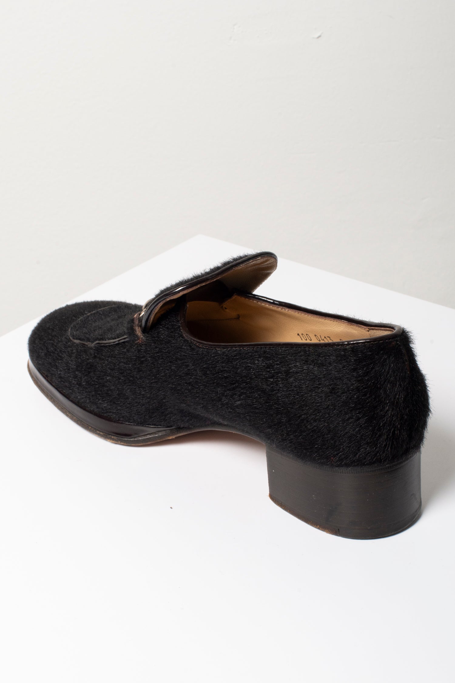 GUCCI Horsebit Pony hair Loafers