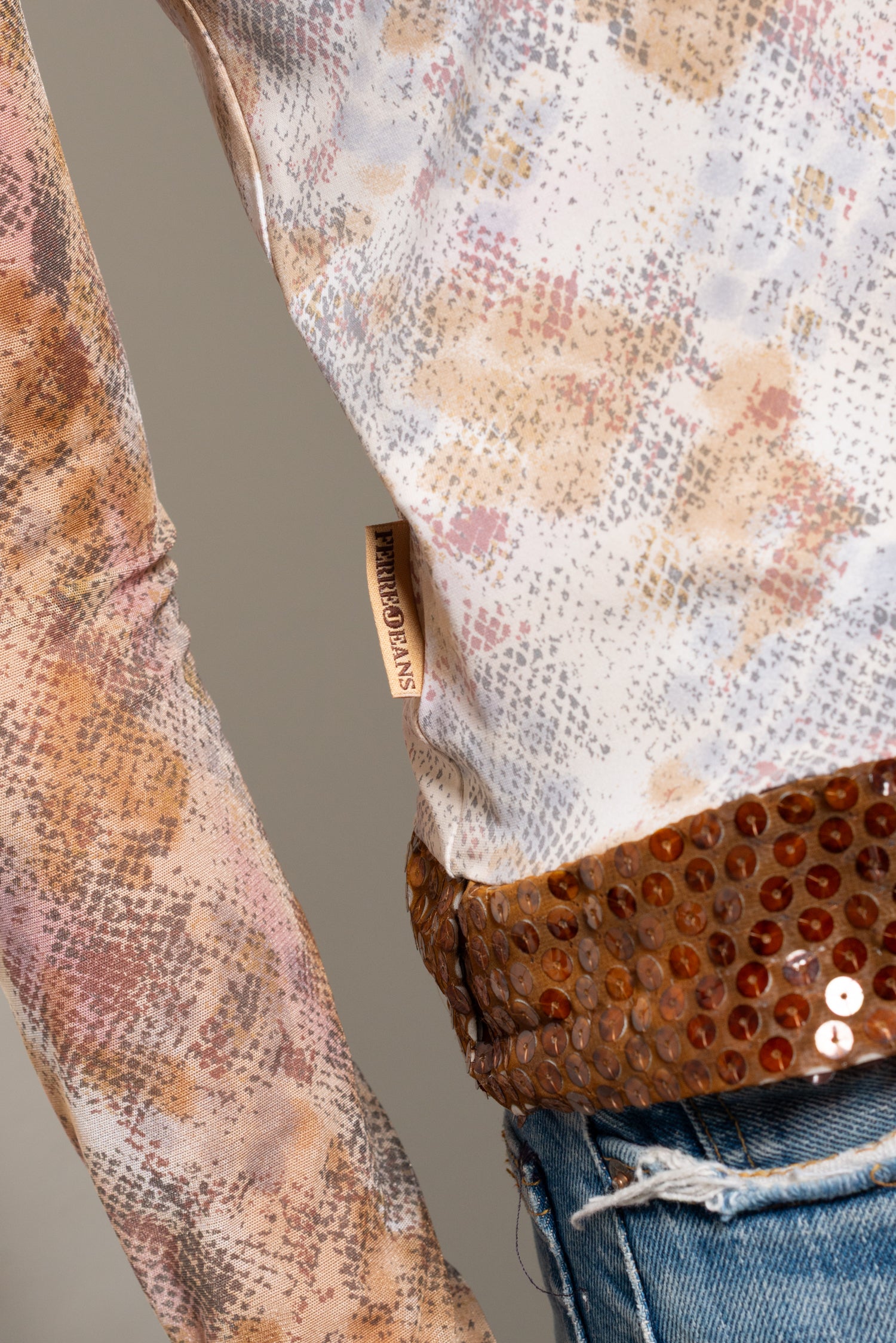 gianfranco Ferre - sequin embellished top