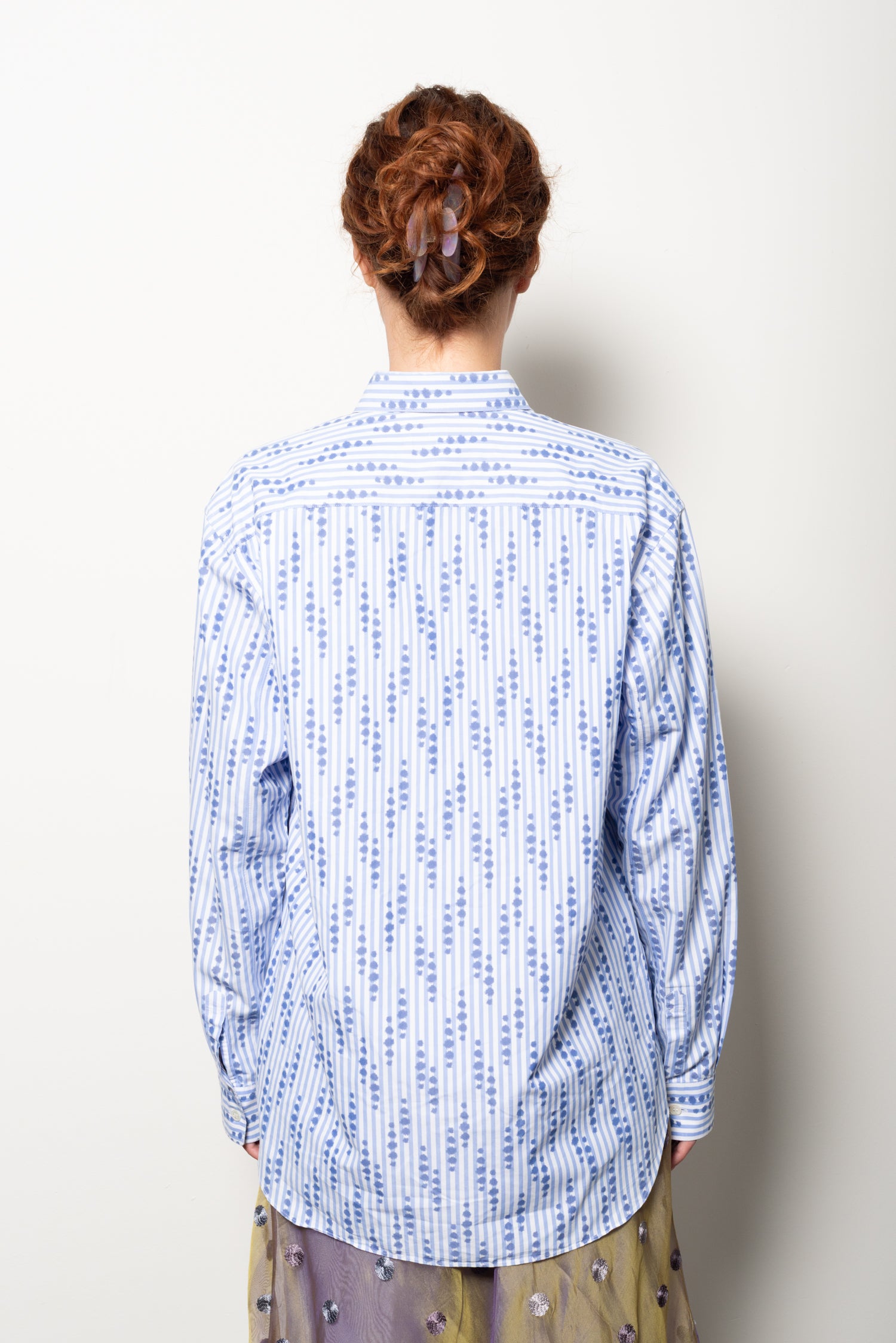 comme des garcons shirt - striped and dotted