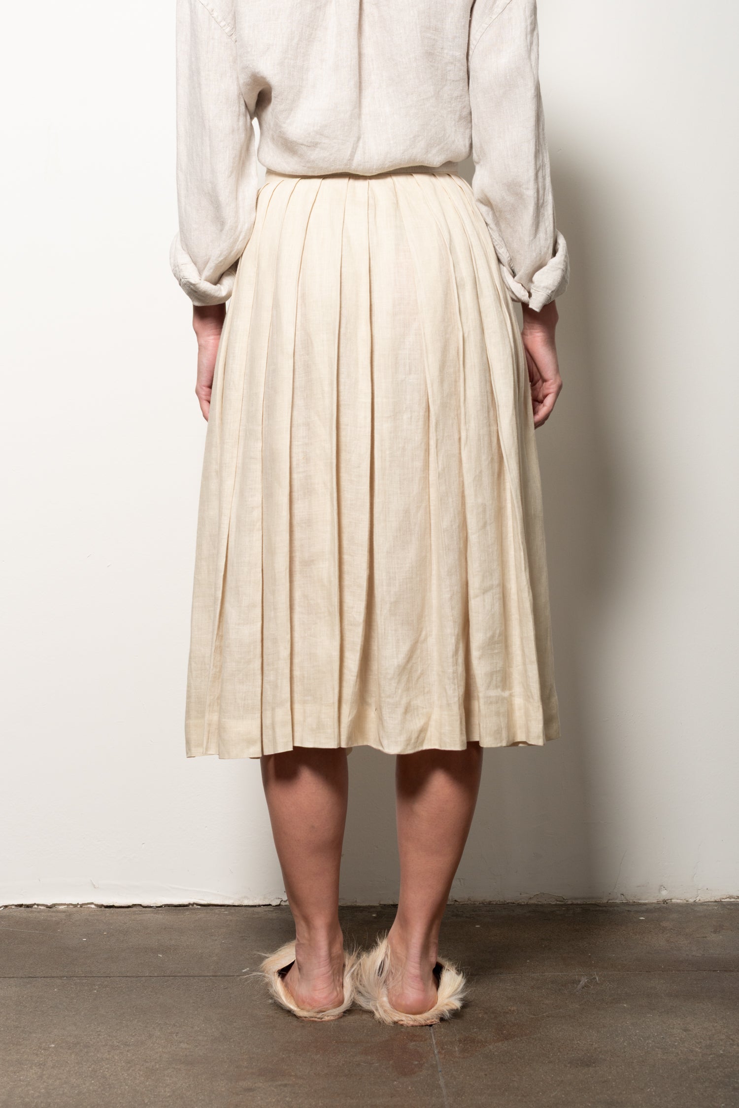 Vintage Linen Calvin Klein Skirt