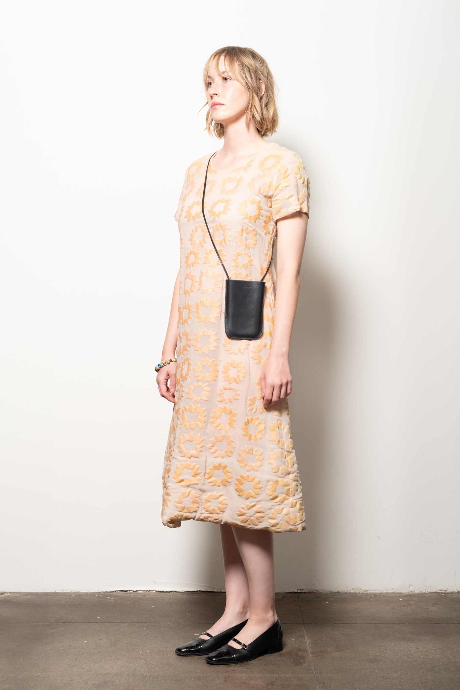 1996 comme des garcon sunflower dress