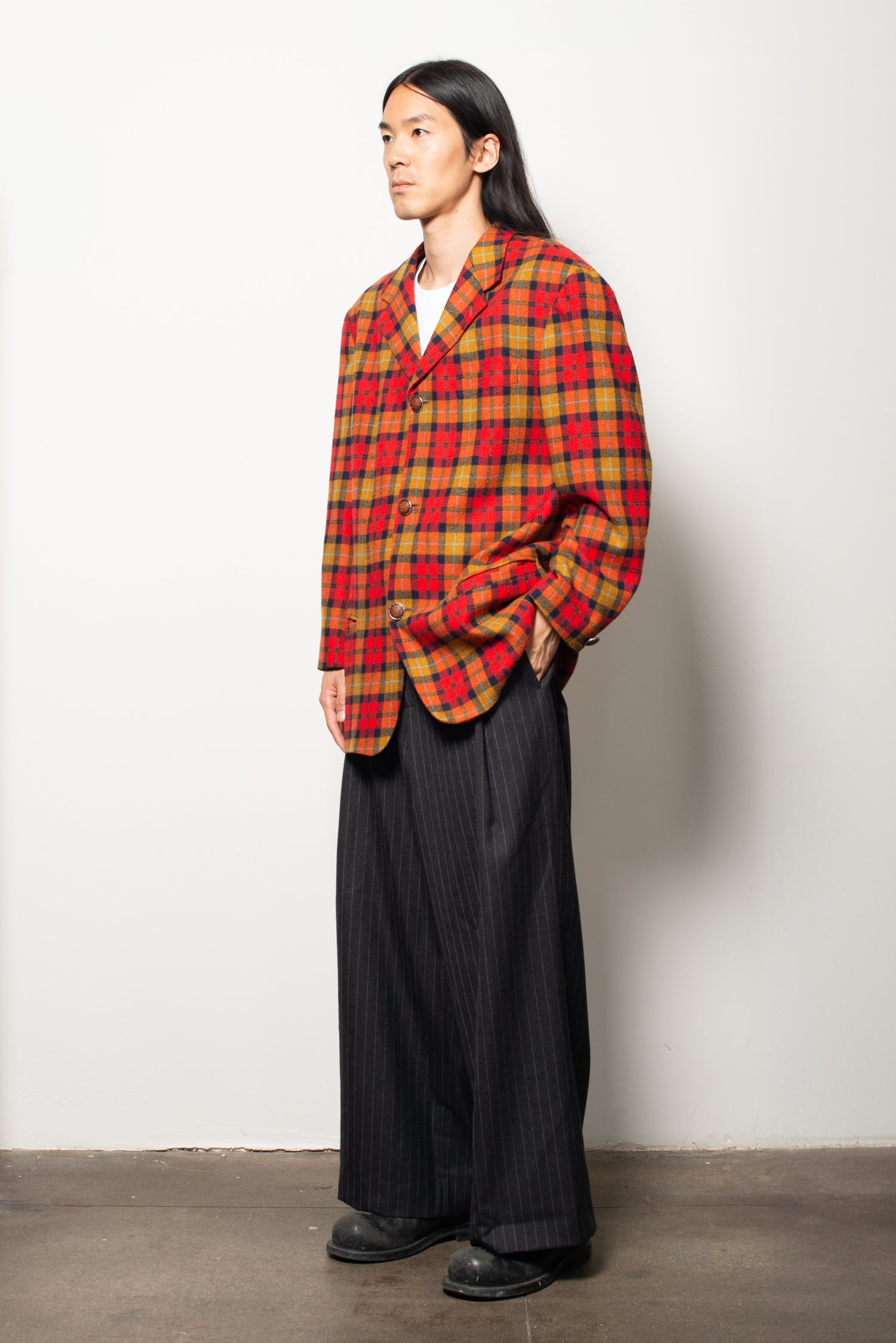 Versace Plaid Jacket