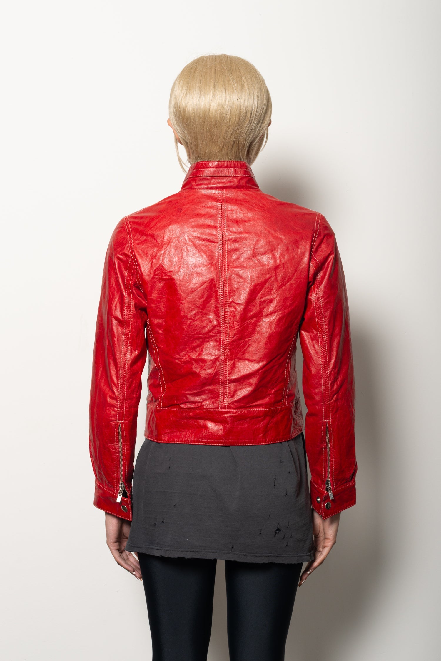 maybe red leather jacket