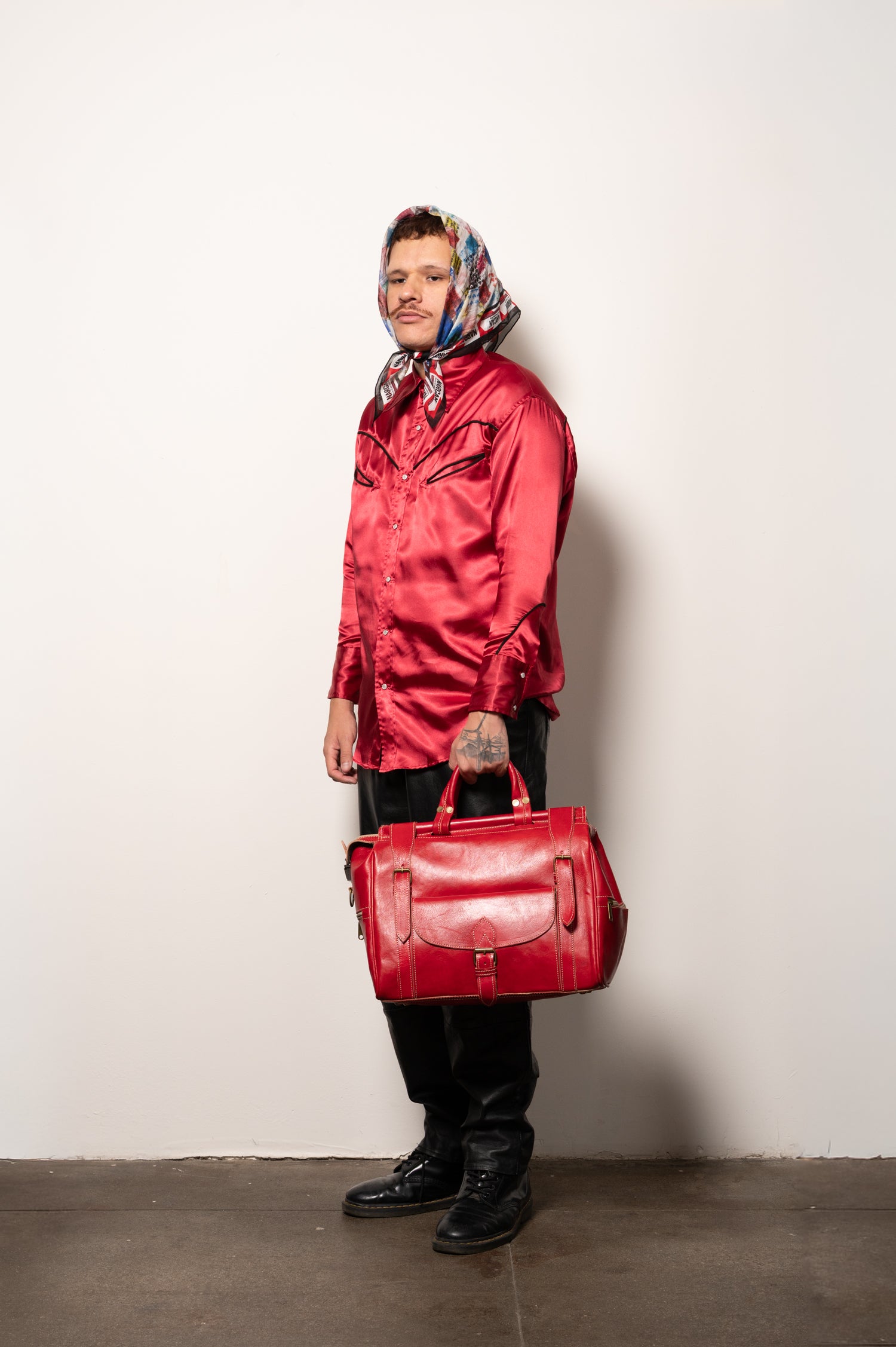 Katharine Hamnett London Satin Cowboy