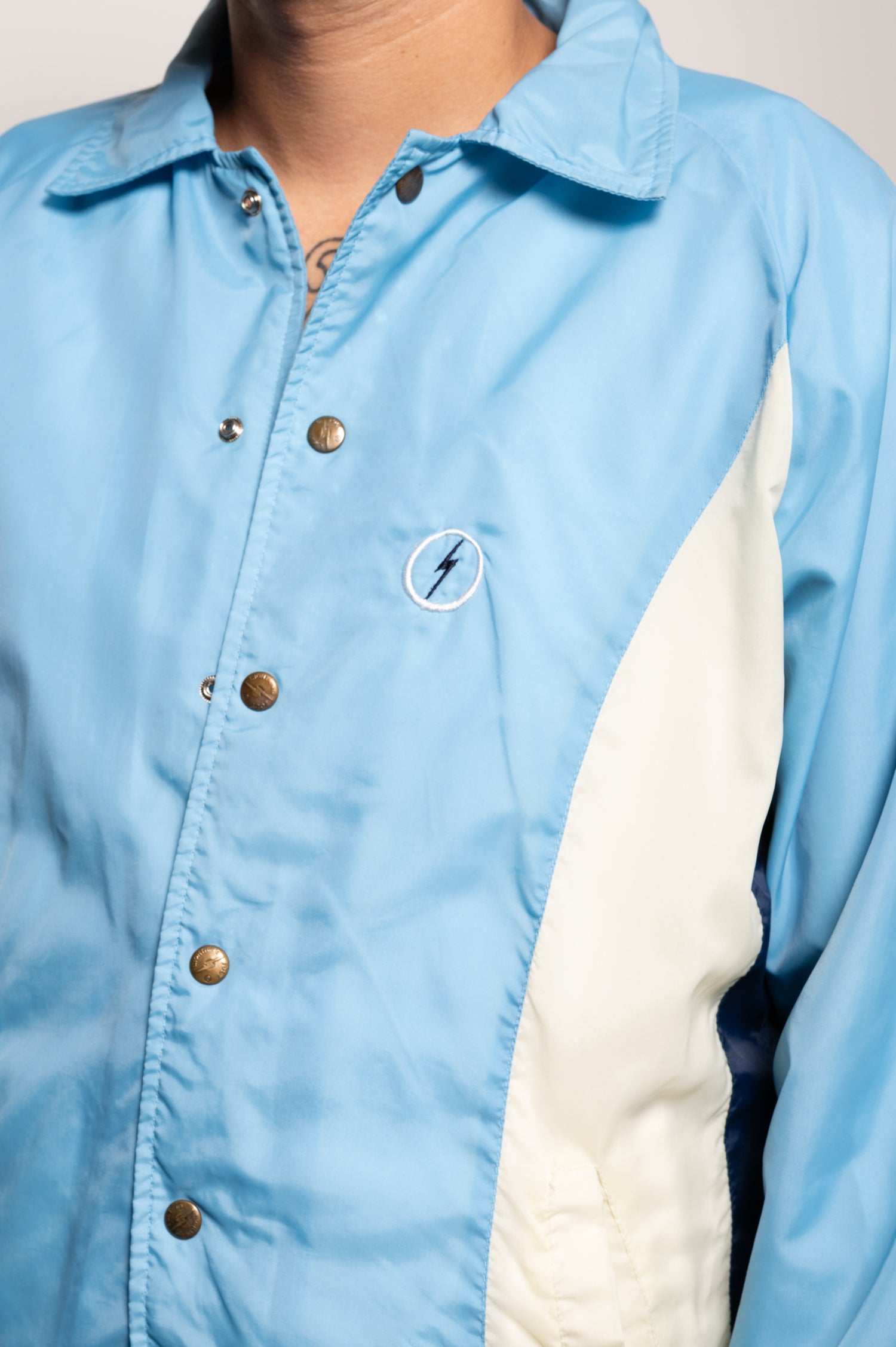 Vintage 1970's Lightning Bolt Windbreaker