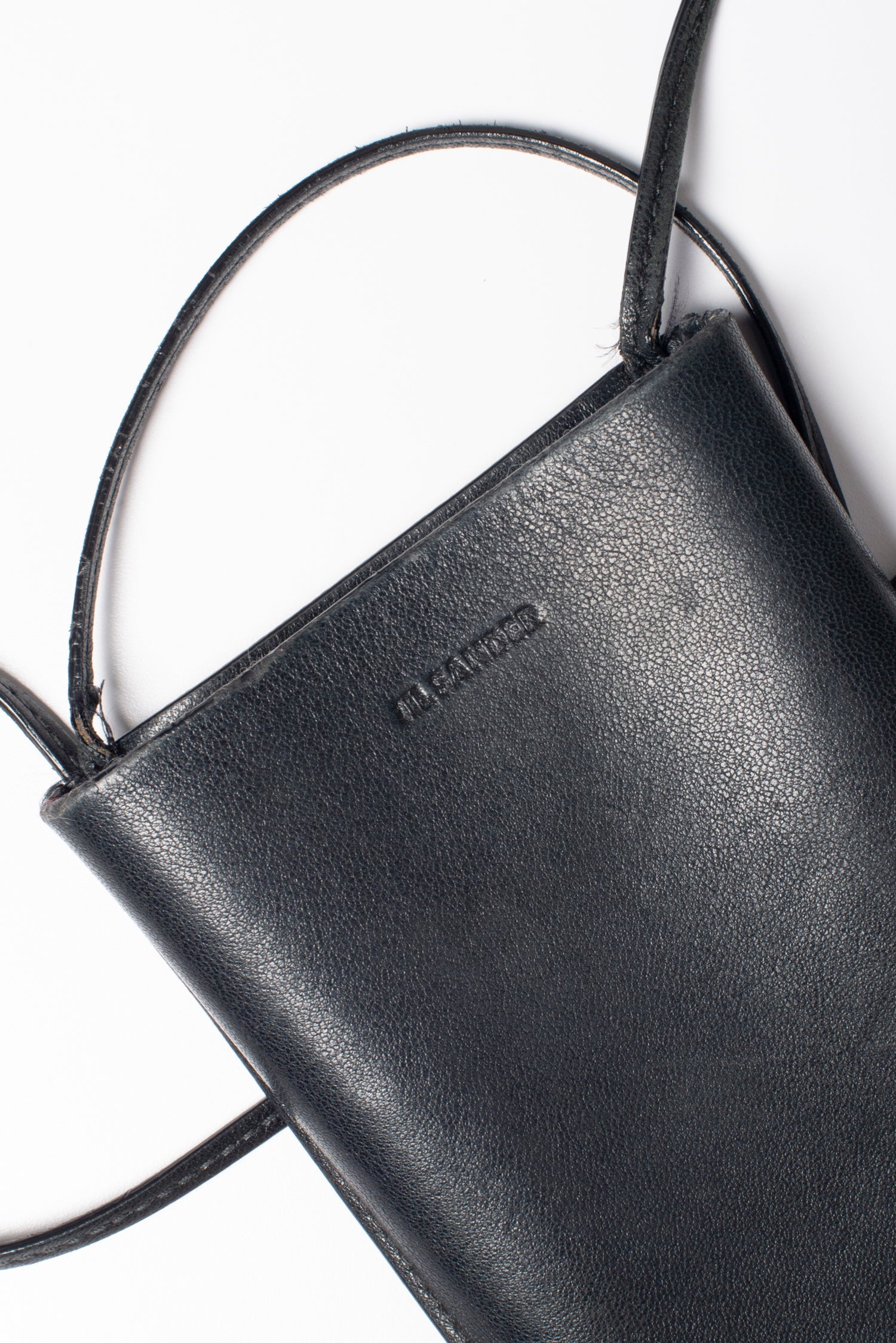 JIL SANDER Leather Cell Phone Pouch