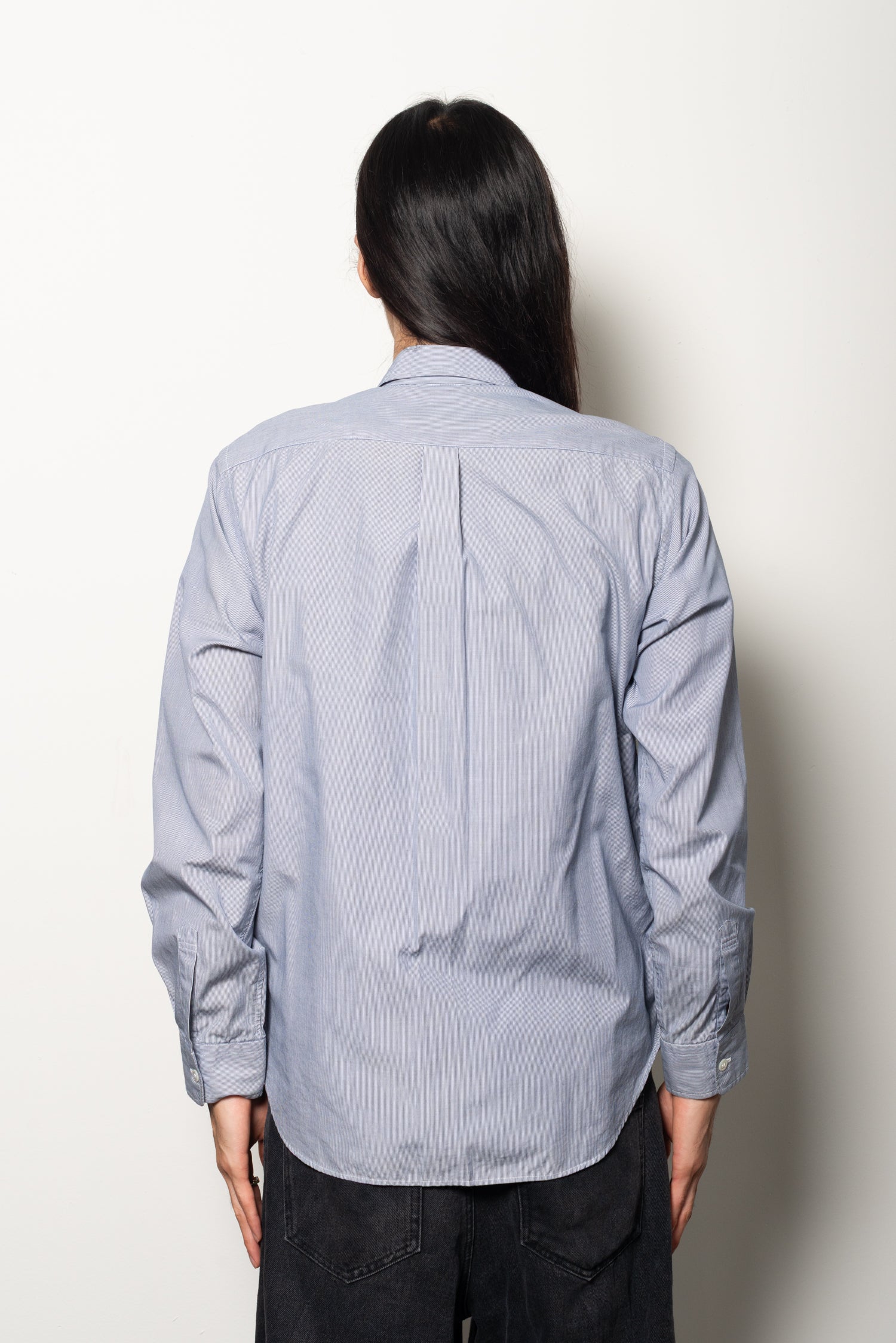 comme des garcon patchwork flannel shirt