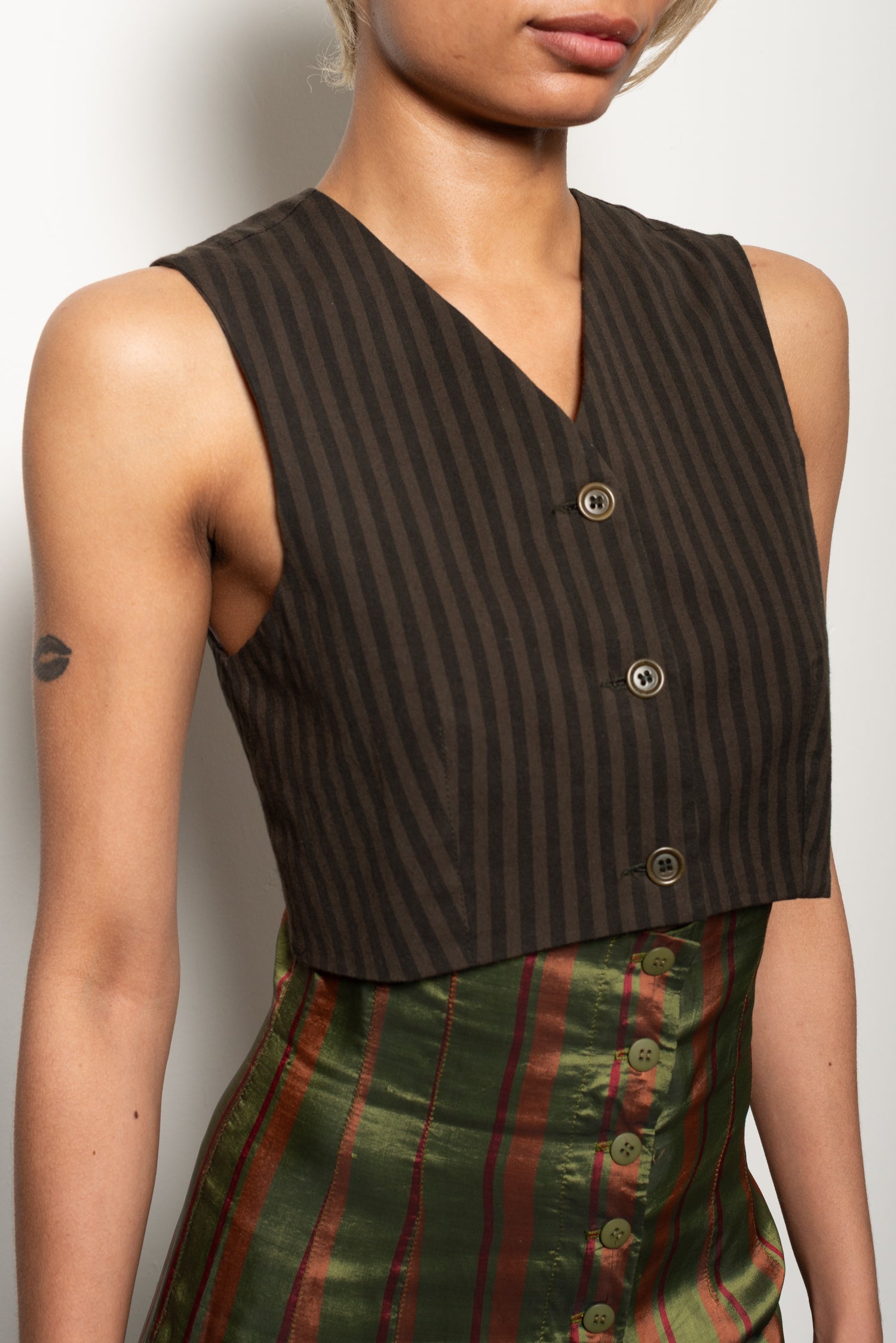 1990s Romeo Gigli Striped Top