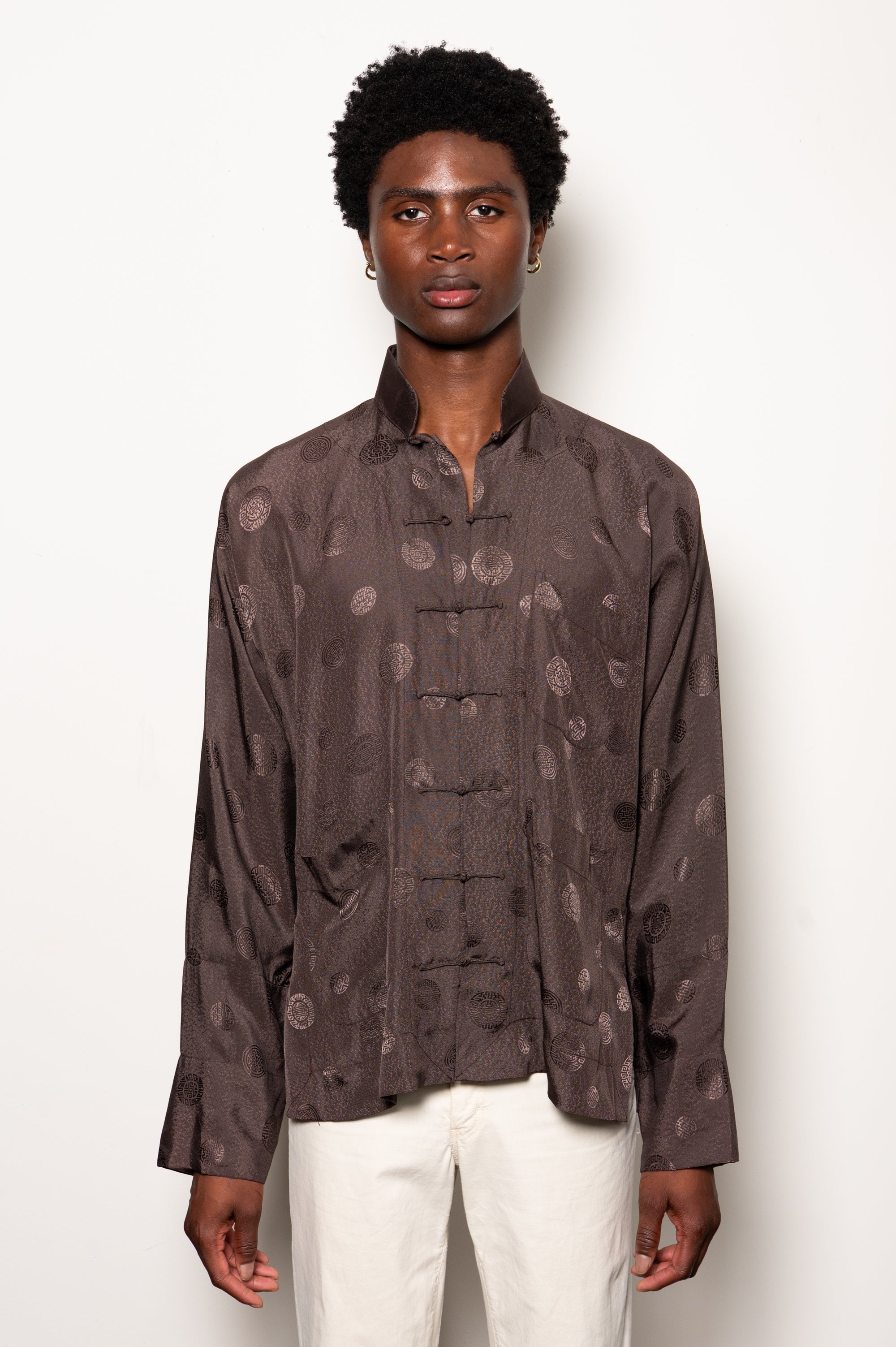 Vintage Chocolate Tang Jacket