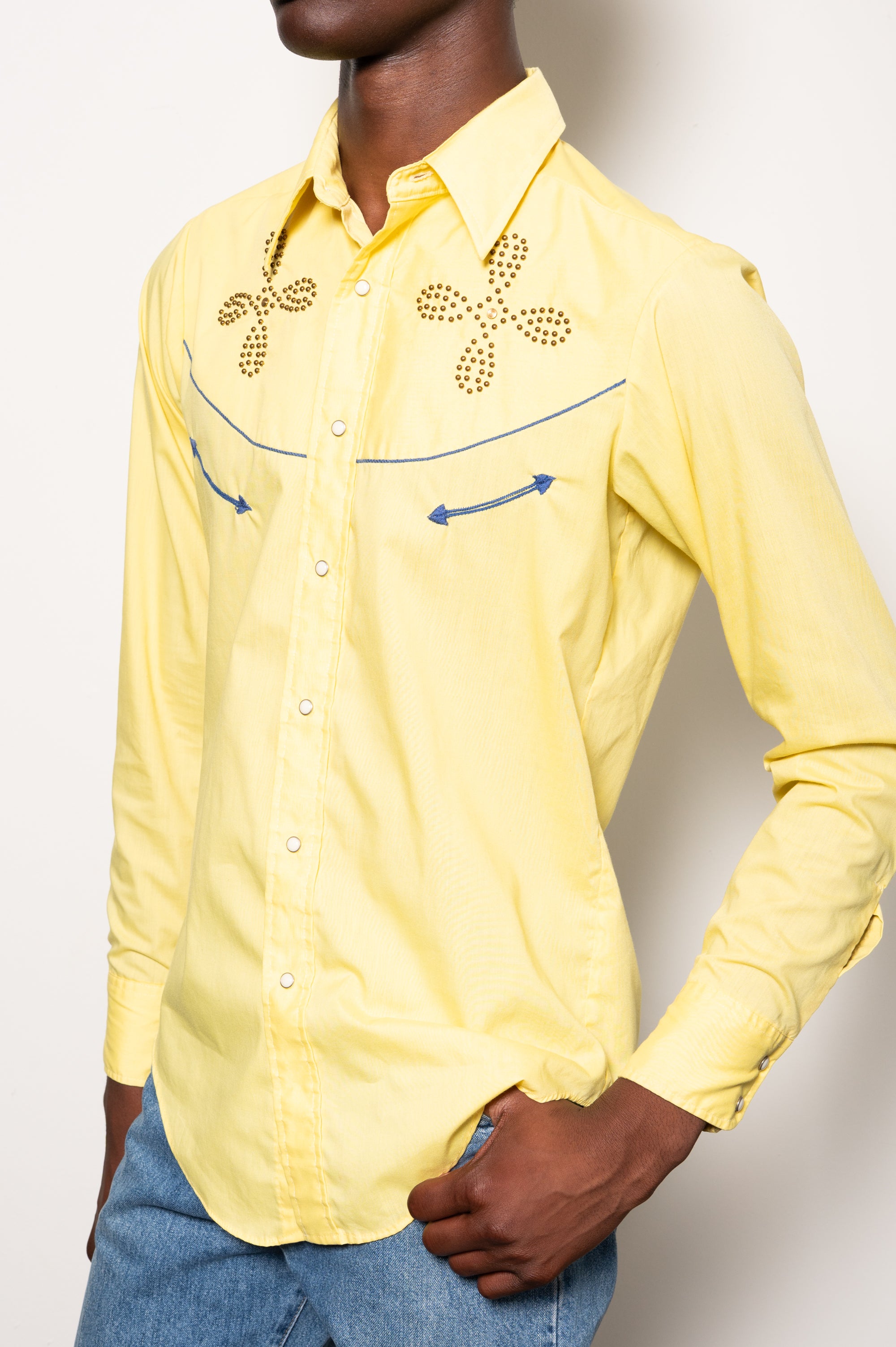 Vintage Yellow Disco Western