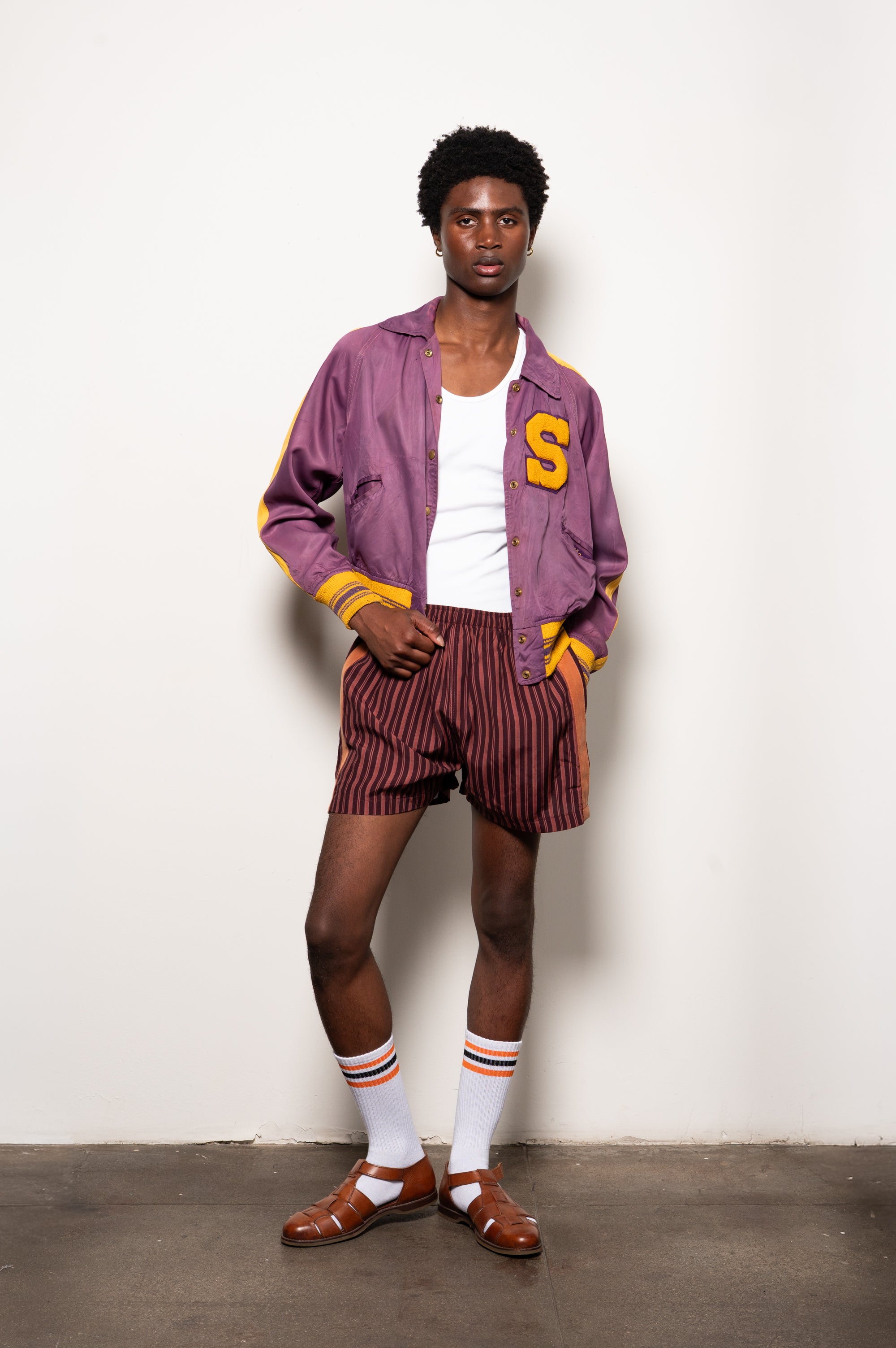 Purehealth Striped Summer Short Short